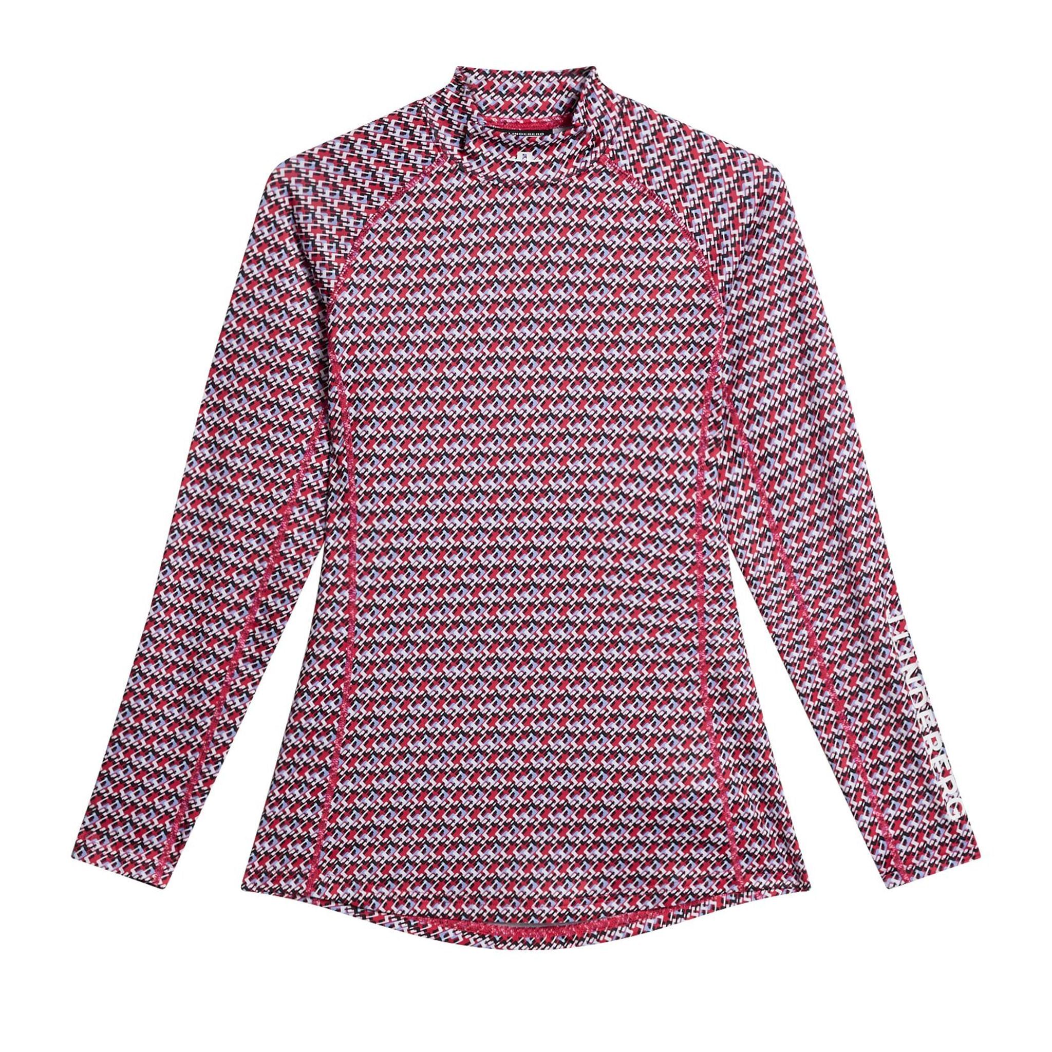 J. Lindeberg Asa Print Soft Compression Top Donna JL Micro Brid Donna