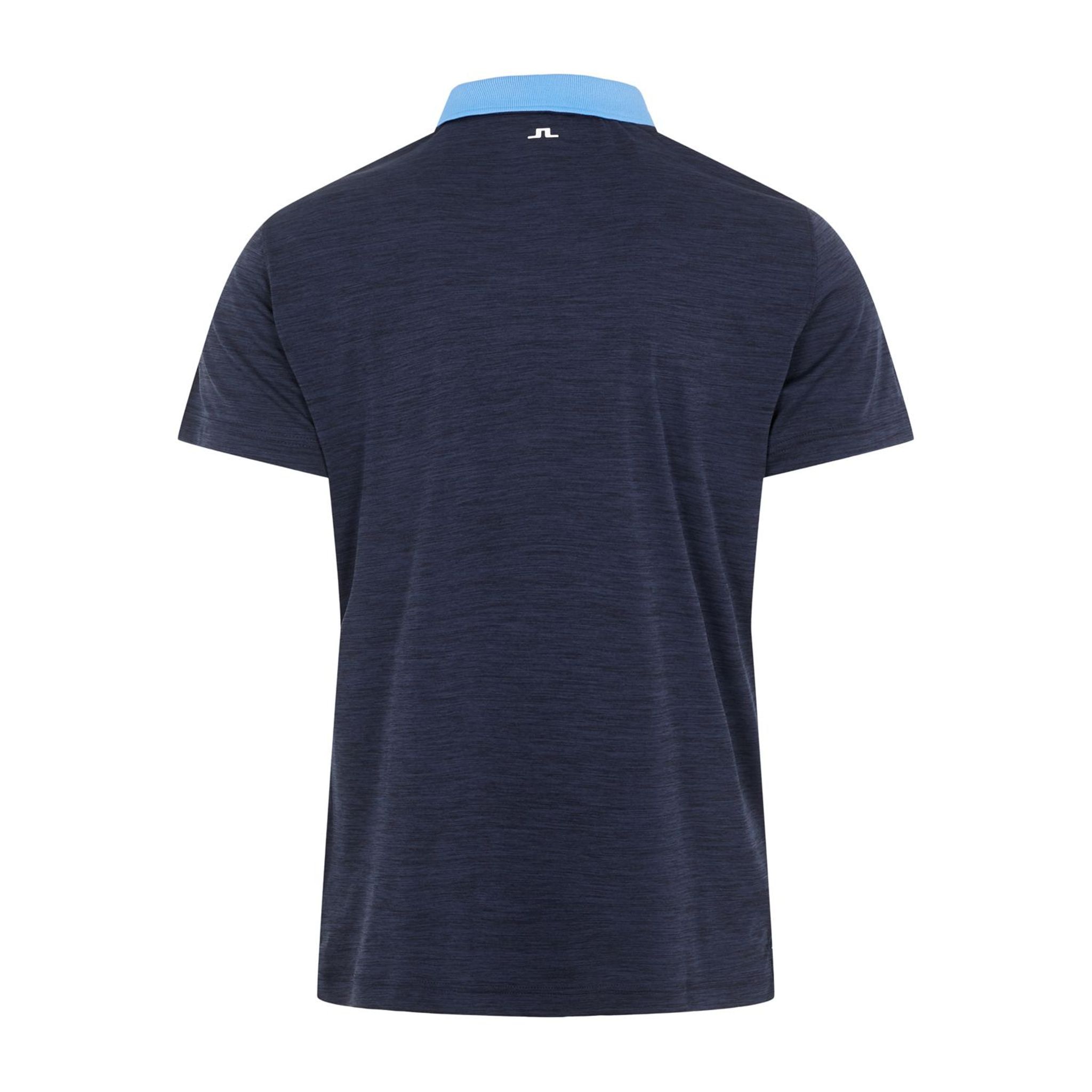 J. Lindeberg M Flinn Regular Fit SS Polo Blu Oceano Uomo