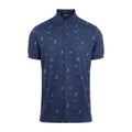 J. Lindeberg M Glen Regular Fit SS Polo JL Bridge Ocean Blue Uomo