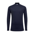 J. Lindeberg Layer Aello Soft Compression Top manica lunga blu scuro uomo