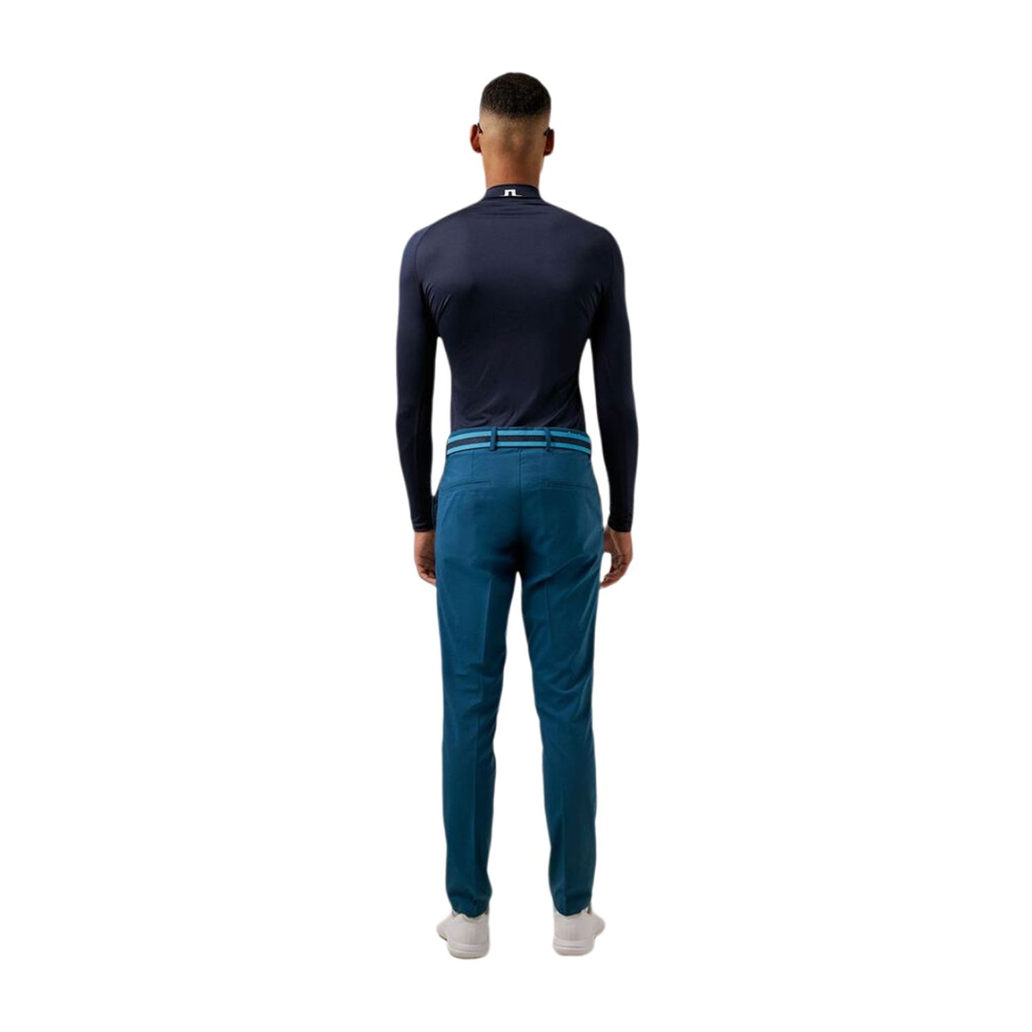 J. Lindeberg Layer Aello Soft Compression Top manica lunga blu scuro uomo