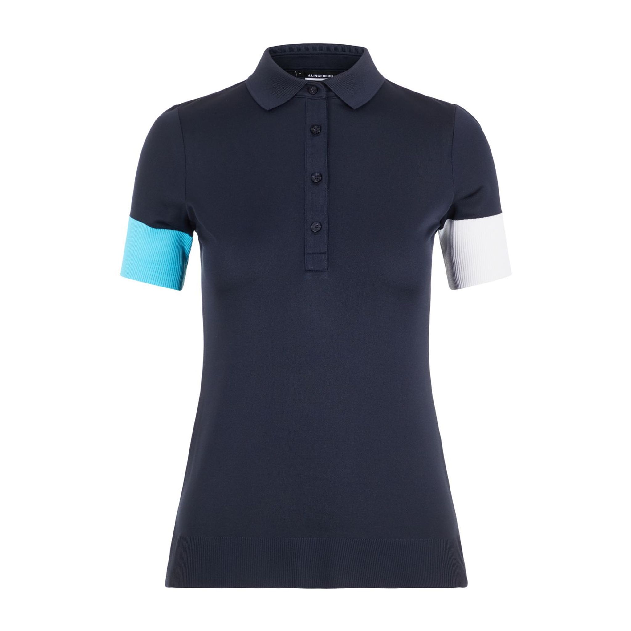 J. Lindeberg W Maja SS Polo JL Blu Navy Donna