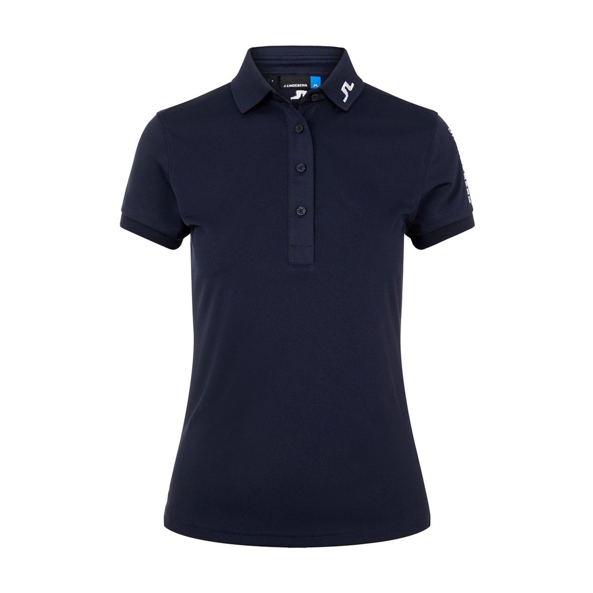 J. Lindeberg W Tour Tech slim TX Jersey Polo JL Navy Donna