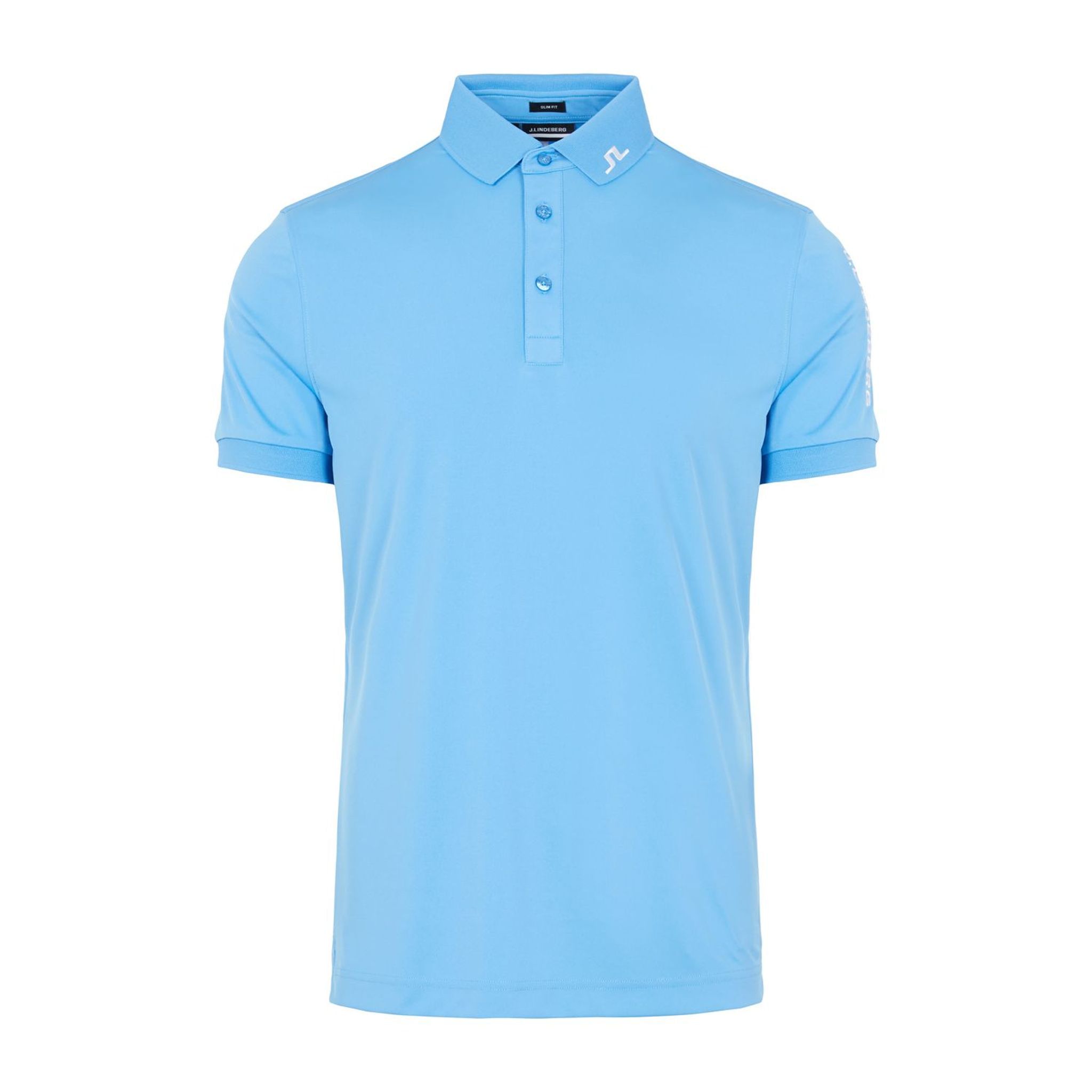 Polo J. Lindeberg M Tour Tech Slim Fit SS blu oceano da uomo