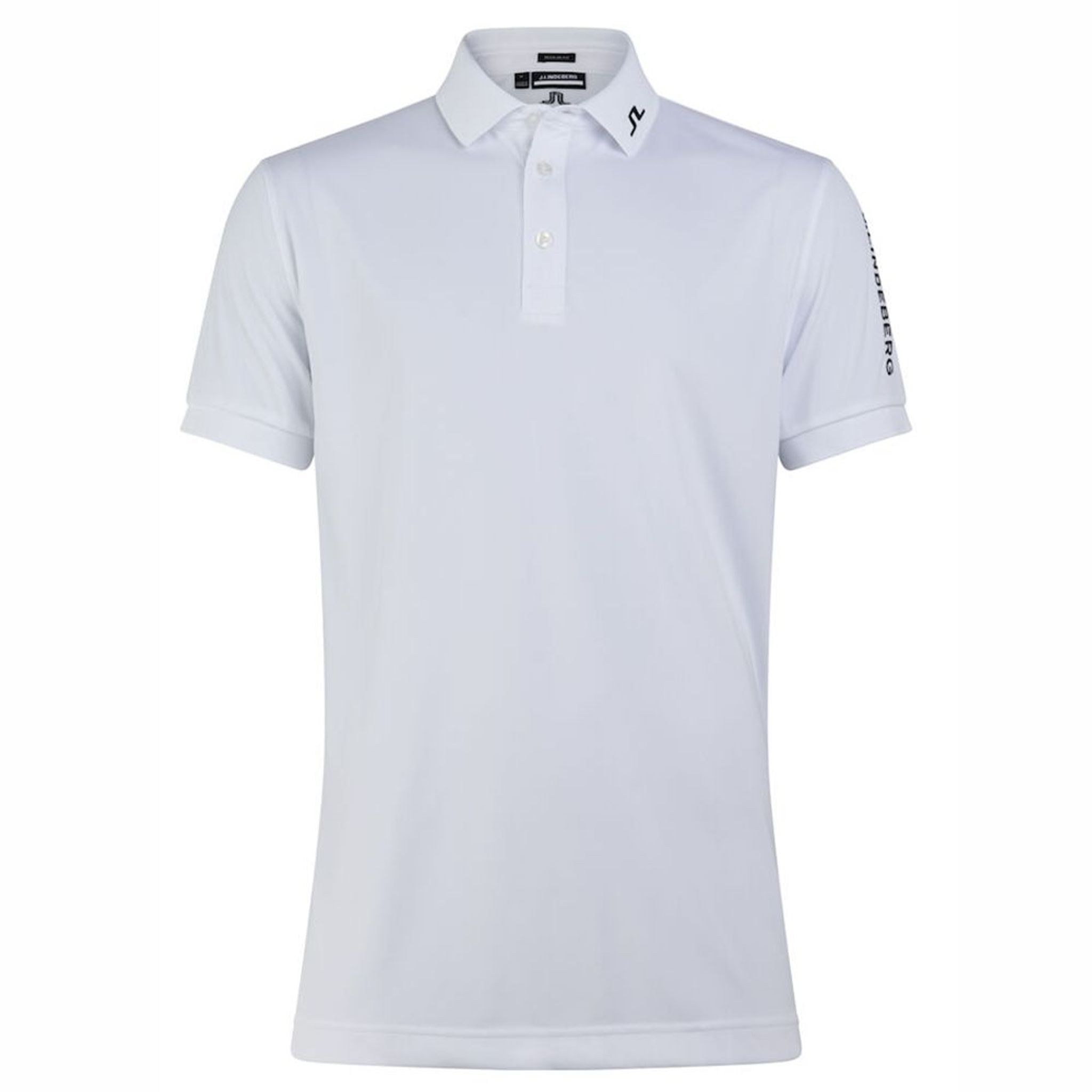 J. Lindeberg M Tour Tech Reg Fit Golf Polo Black Herren