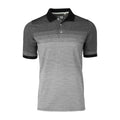 Polo Kjus M Melange Fading SS Bianco Melange Uomo