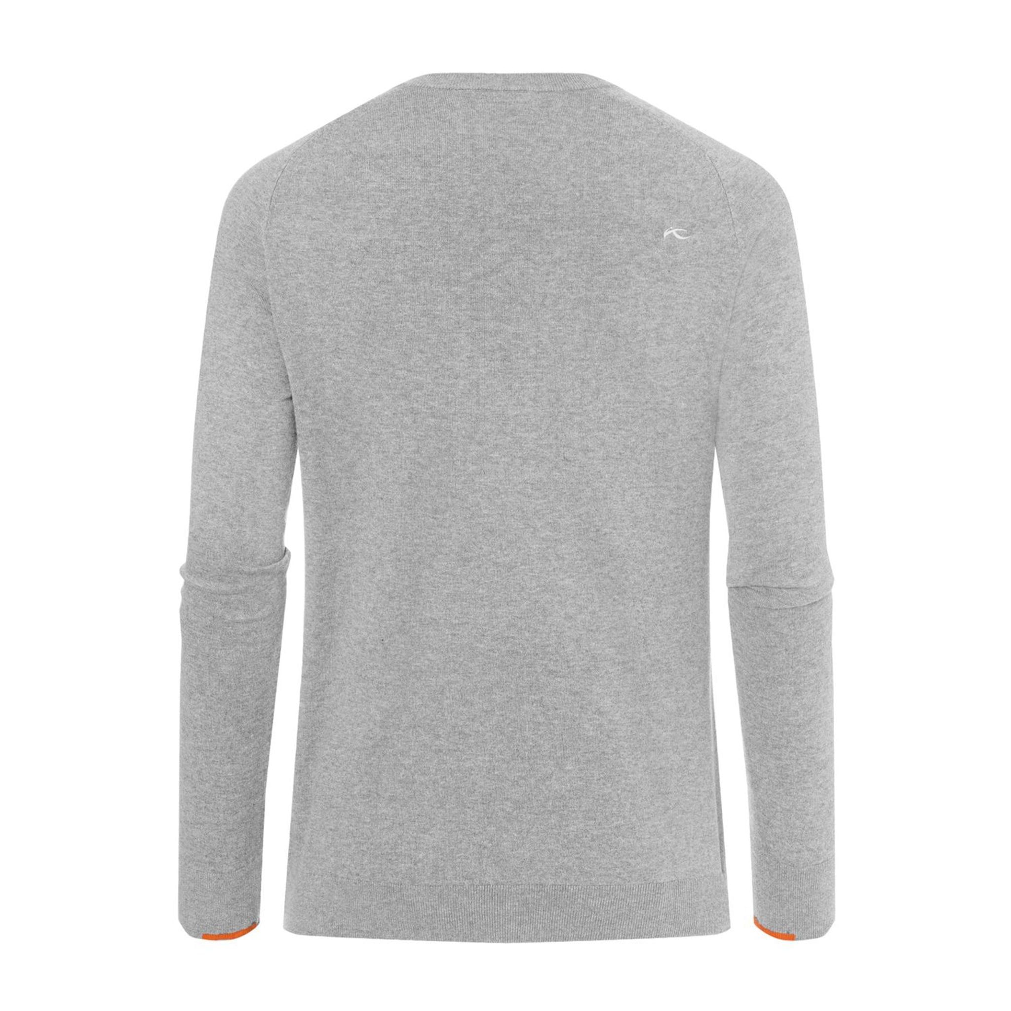 Kjus M Pullover Kirk V-Neck Grigio Argento/Melange Uomo