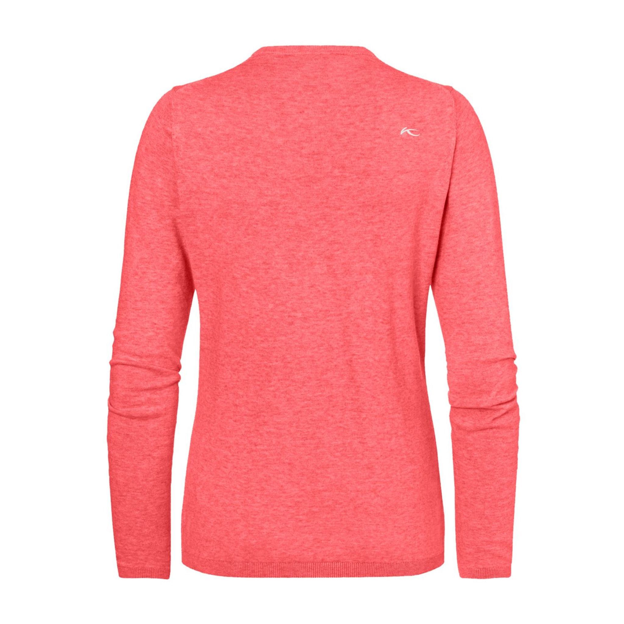 Kjus W Kicki V-Neck Pullover Flame Melange Donna