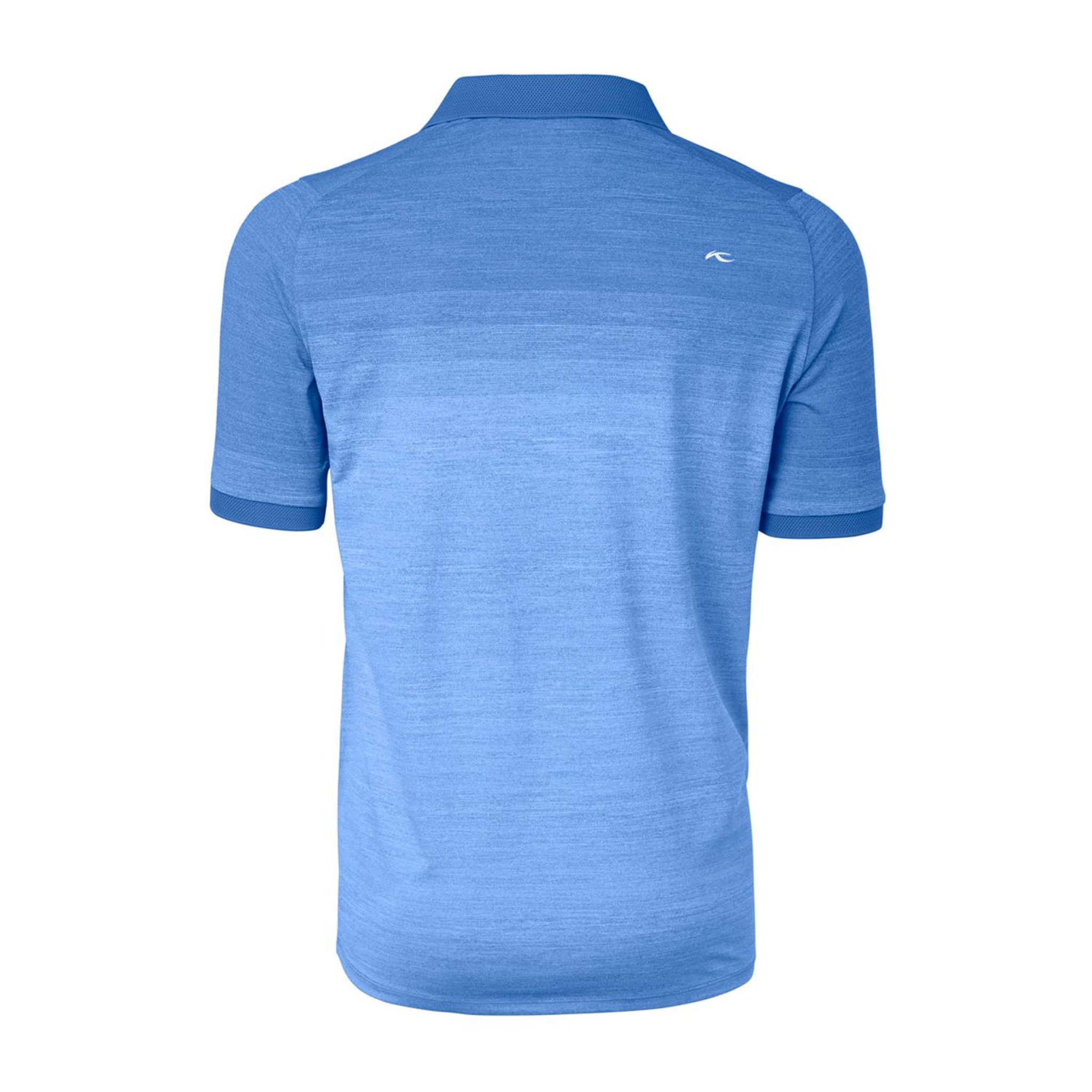 Polo Kjus M Melange Fading SS Strong Blue Mel Uomo