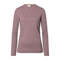 Kjus Pullover V-neck W Kicki Rosa Reef Melange Donna