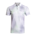 Polo Kjus M Spot Printed SS Bianco/Verde Primavera Uomo