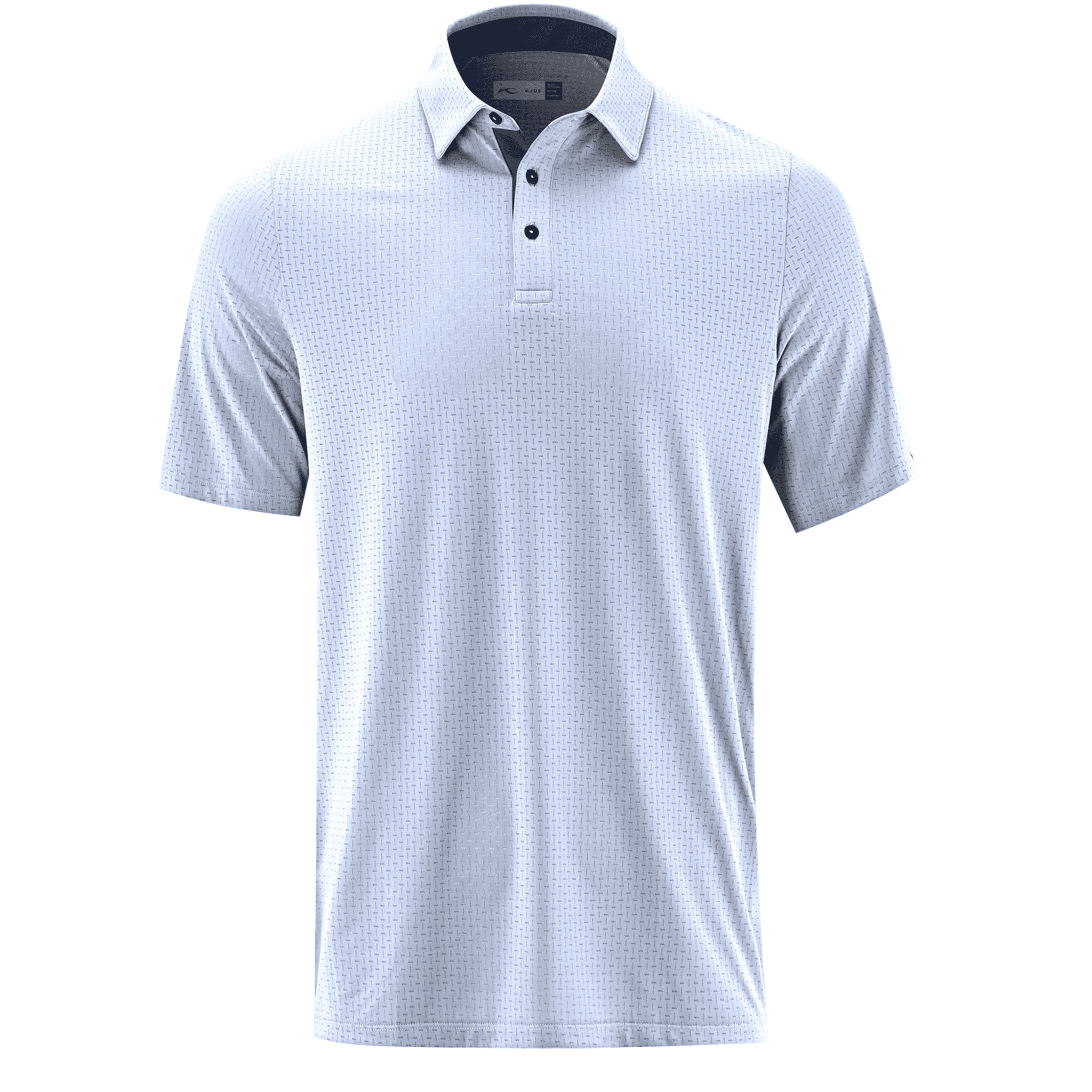 Polo Kjus M Savin Structure SS Crystal Blue Uomo