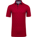 Kjus M Golfer Polo SS Cardinale/Atlanta Blu Uomo