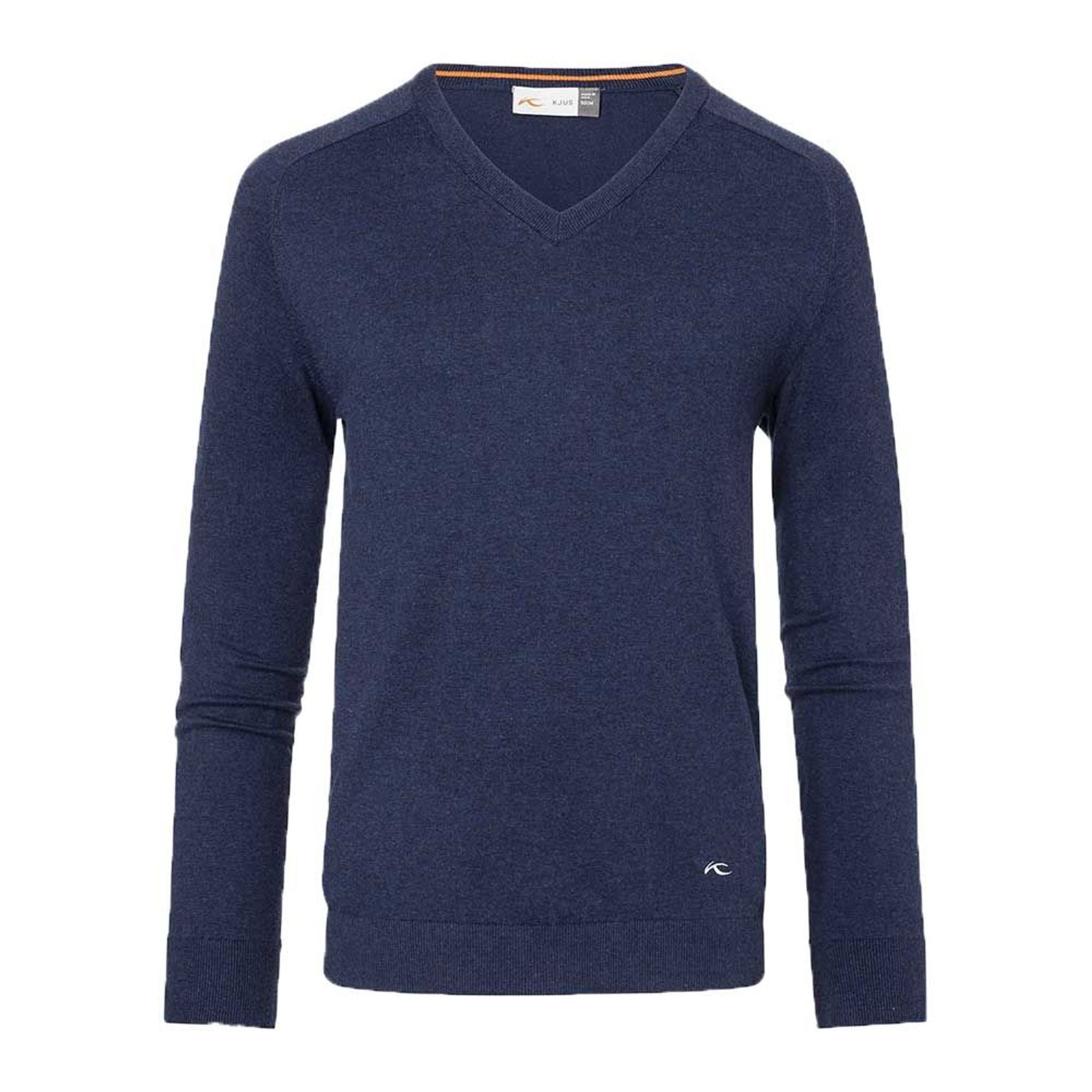 Kjus M Pullover scollo a V Kirk Atlanta Blu maculato Uomo