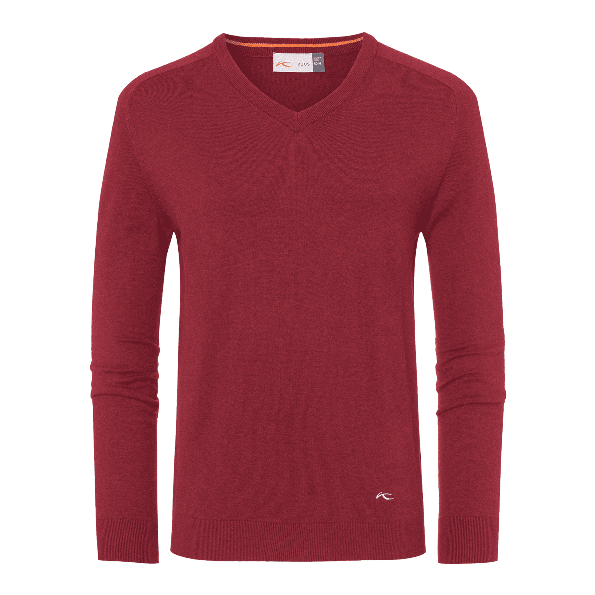 Kjus M Pullover scollo a V Kirk Cardinal Uomo