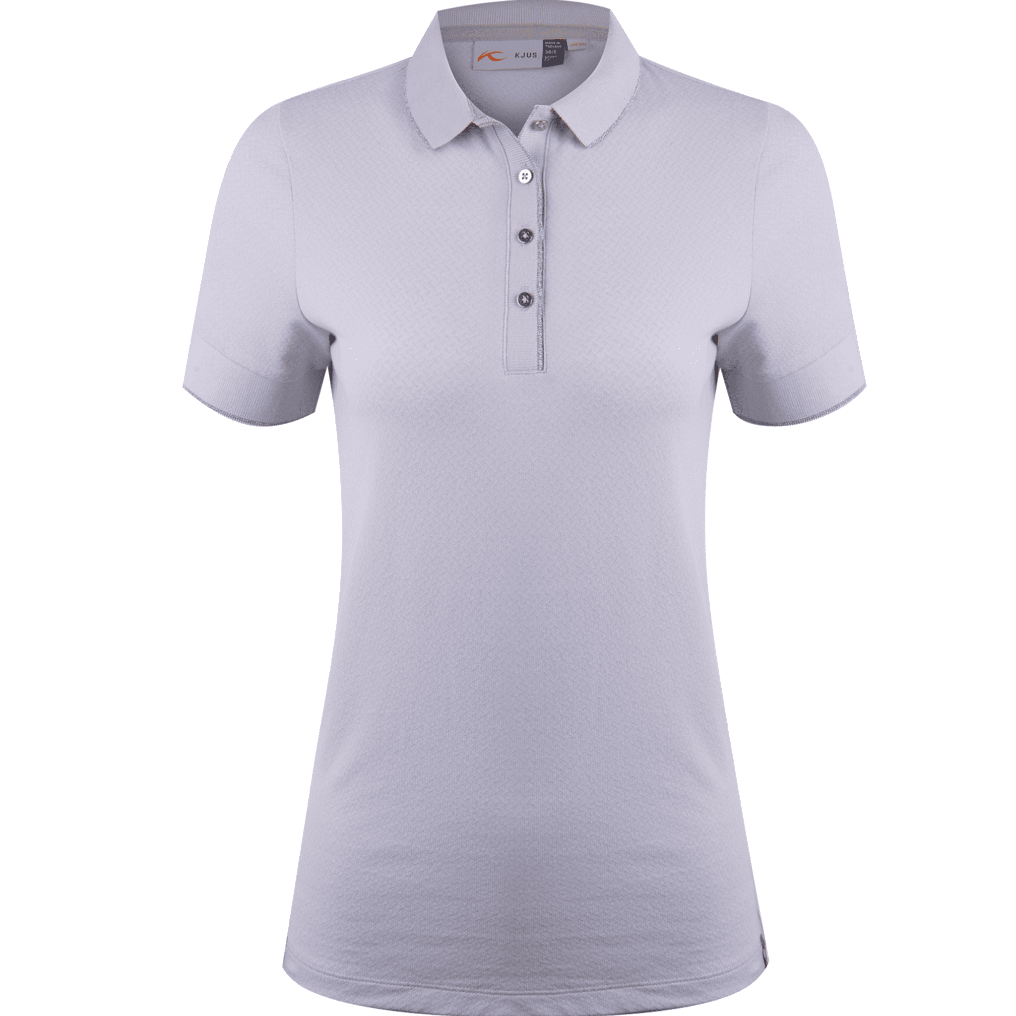 Kjus W Ella Structure Polo SS Lega/Bianco Donna