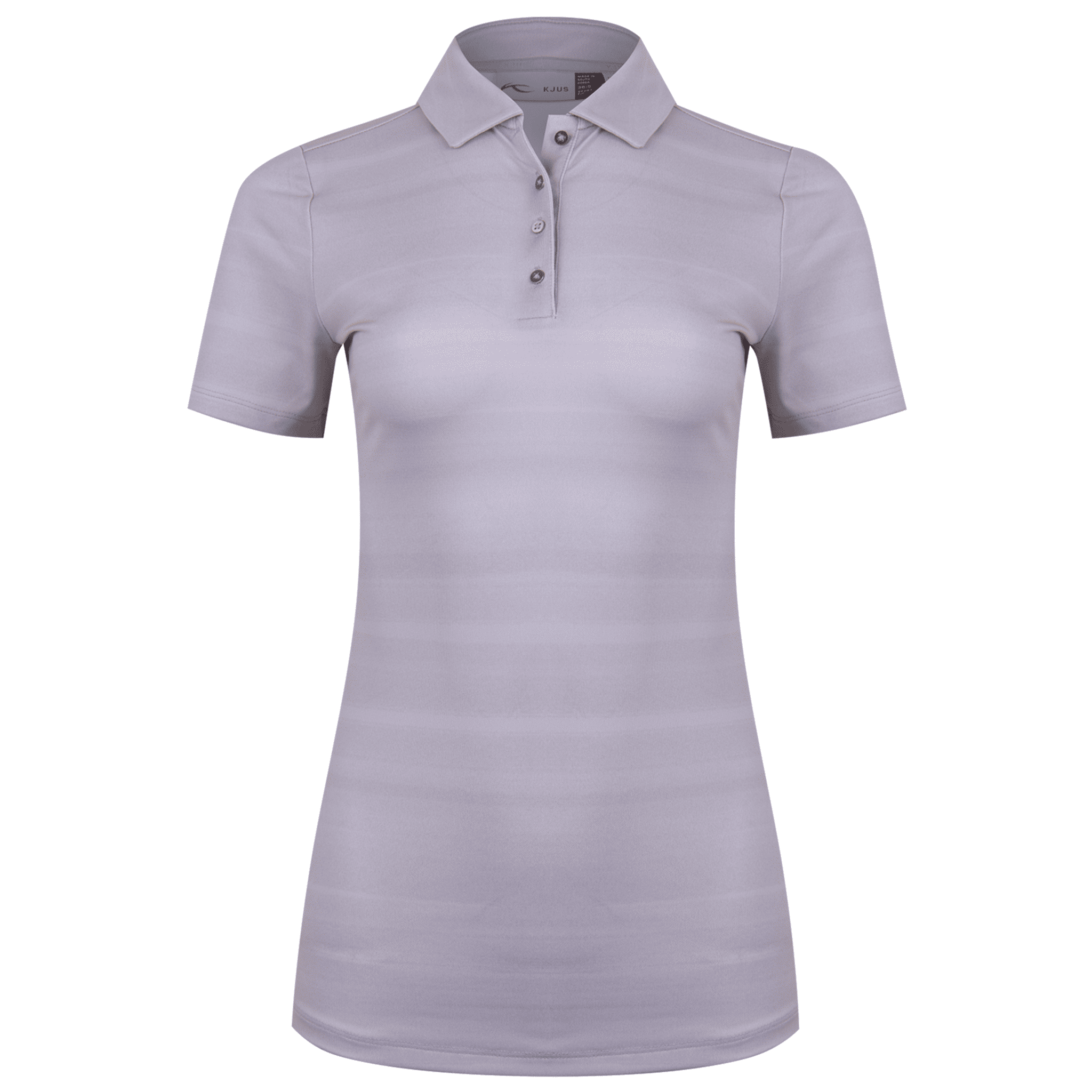 Kjus W Enya Polo stampata SS Bianco/Lega Donna