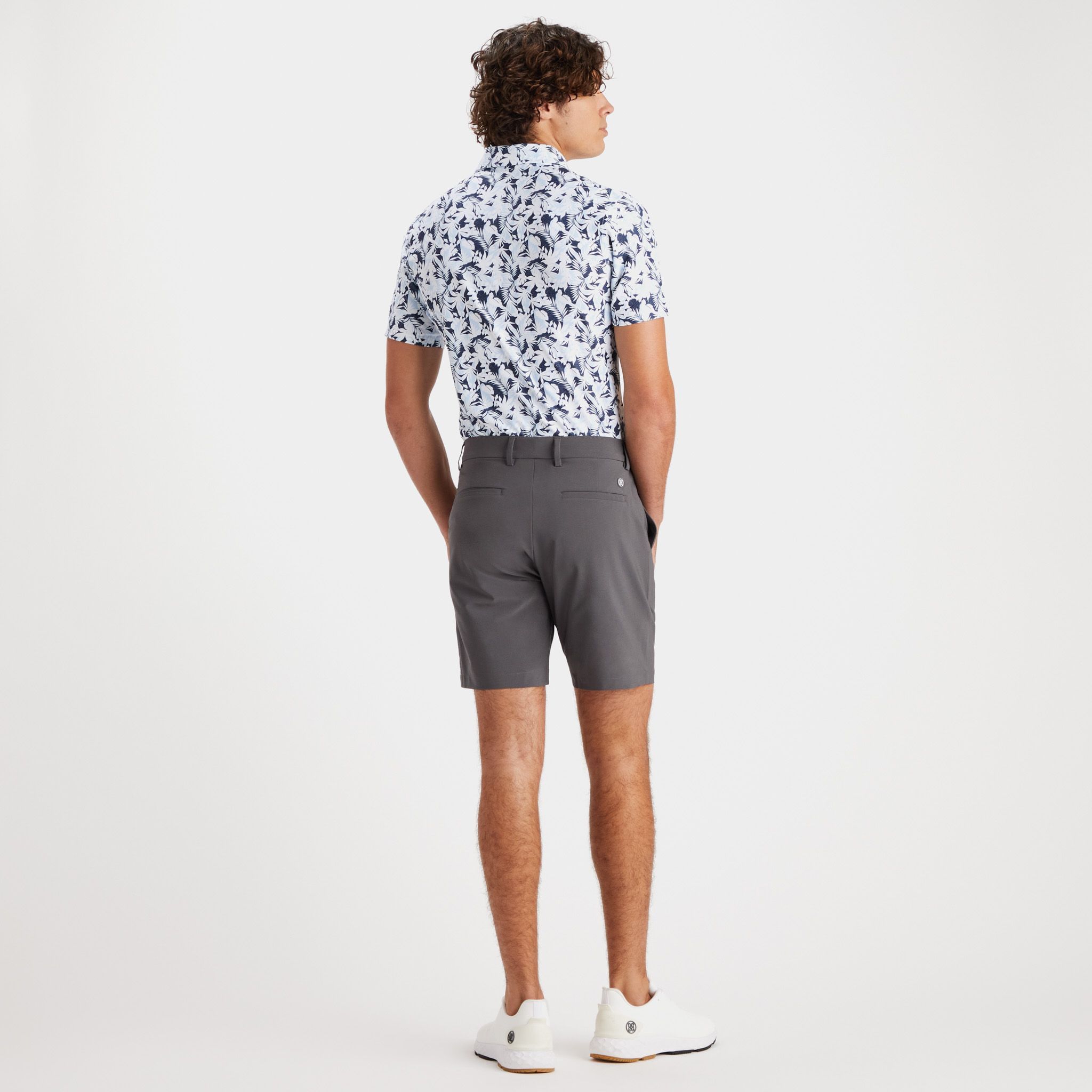 Polo da golf GFORE Palm Fronds Tech Piqué Slim Fit da uomo S Uomo