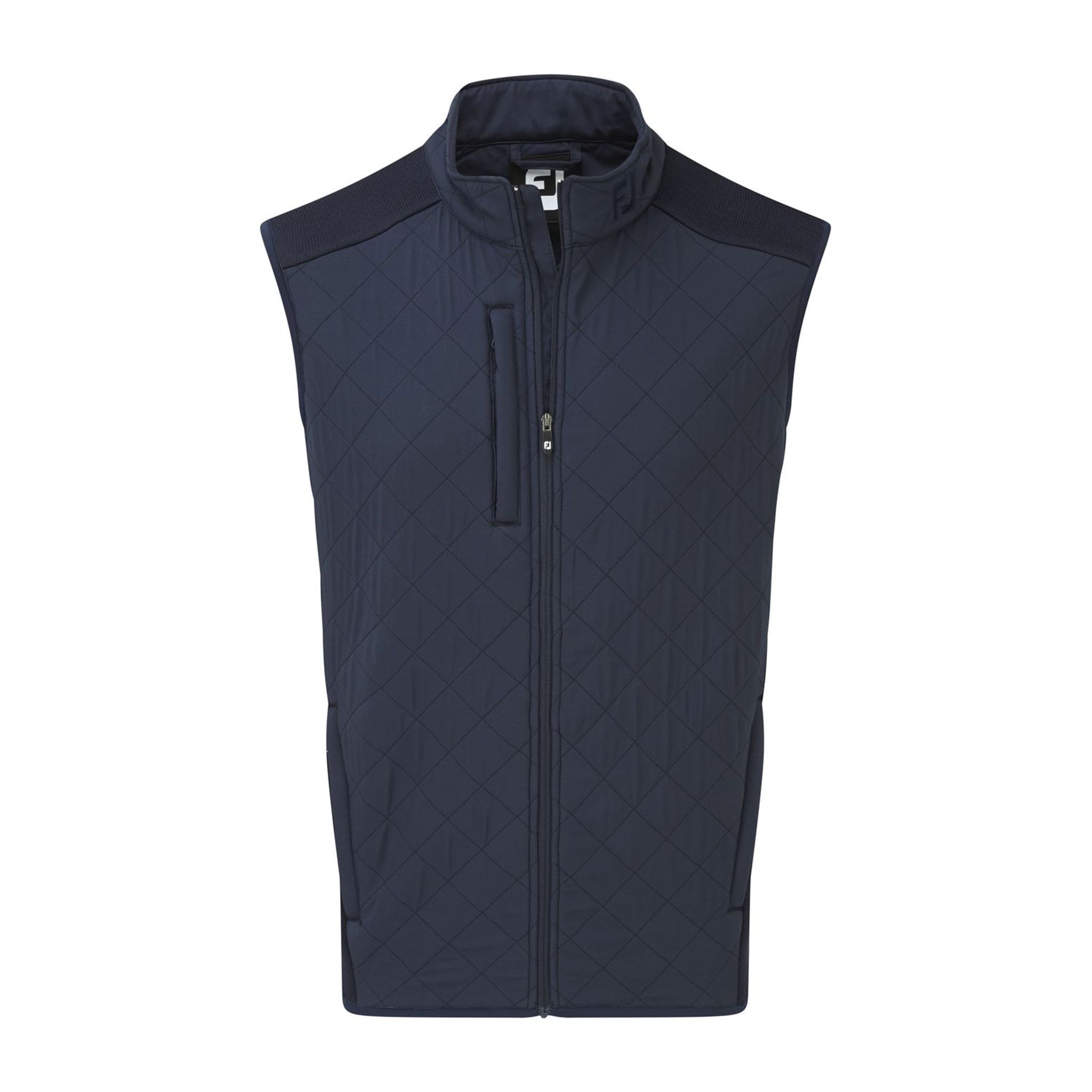 Footjoy M Fleece Gilet trapuntato blu navy da uomo