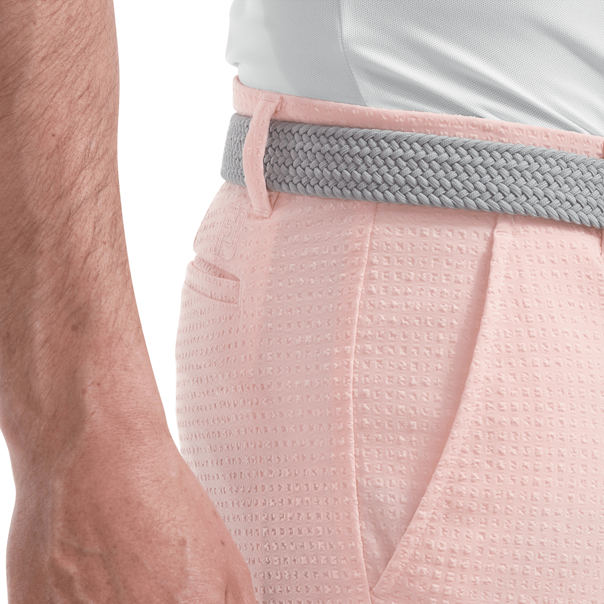 Footjoy M Performance Seersucker Shorts Quartz Pink Herren