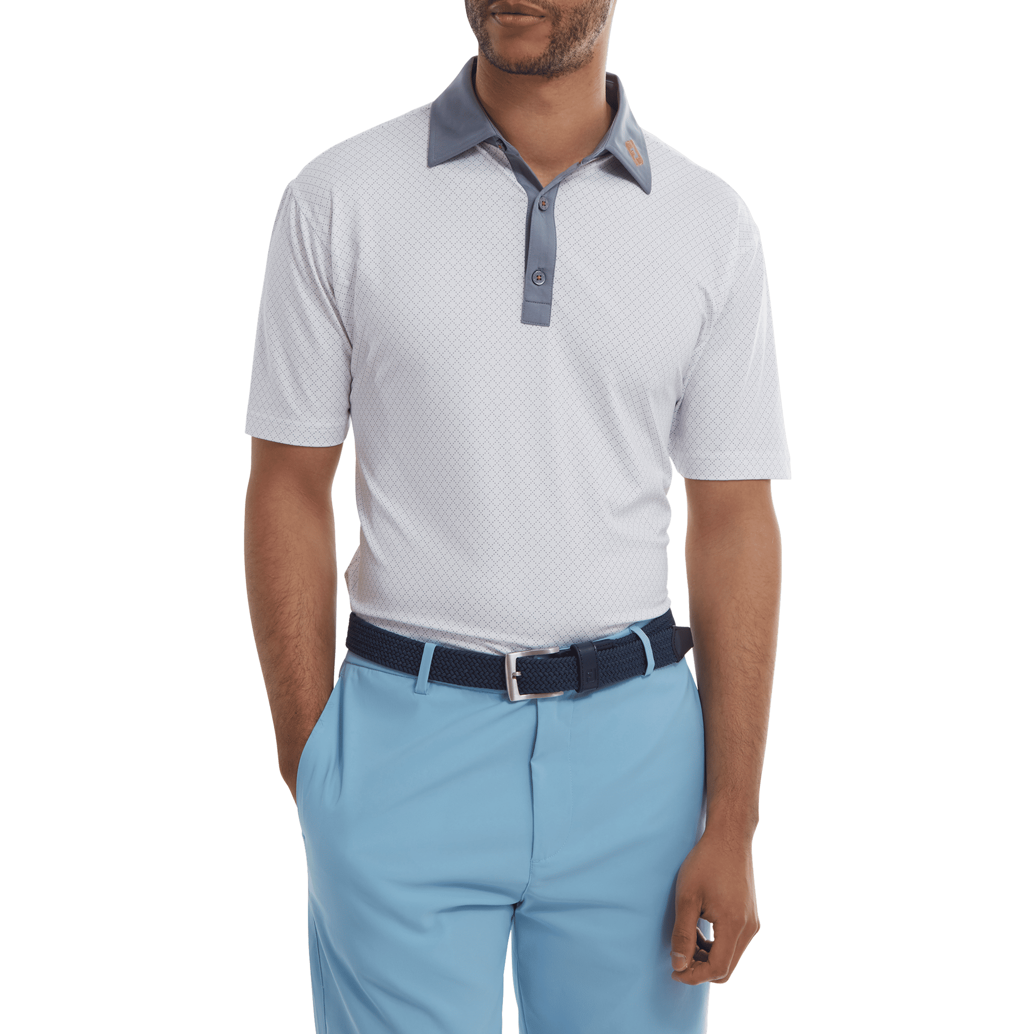 Footjoy Polo Diamond Dot Lisle Uomo