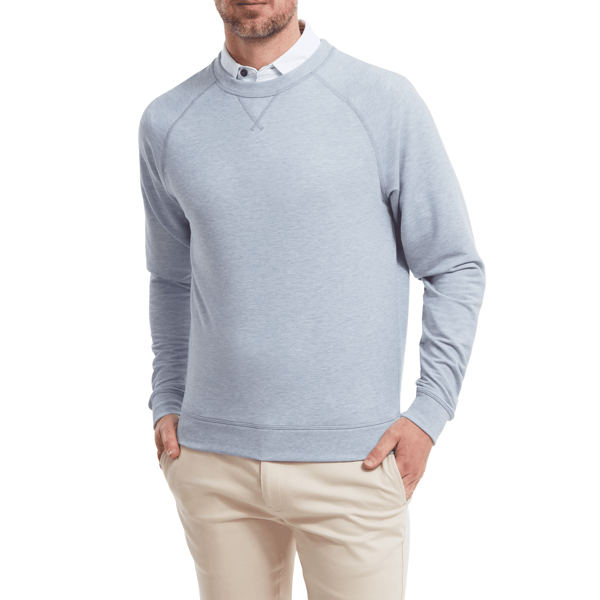 Maglione Footjoy Drirelease French Terry girocollo uomo