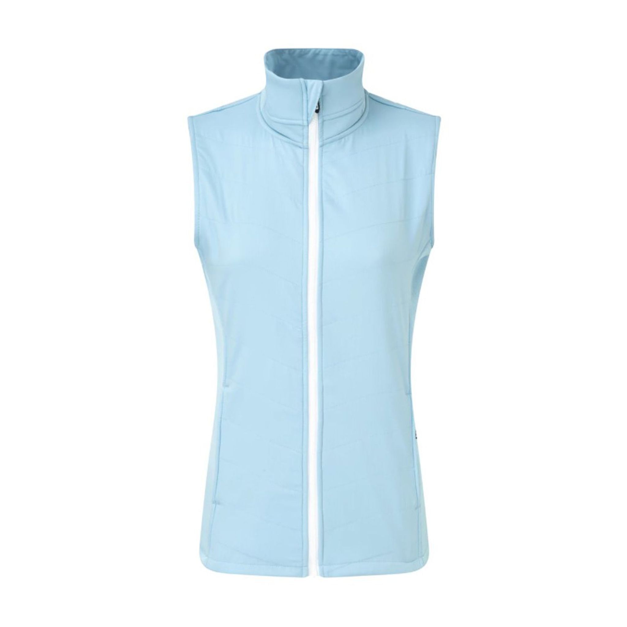 Footjoy W Gilet termico trapuntato blu/bianco da donna