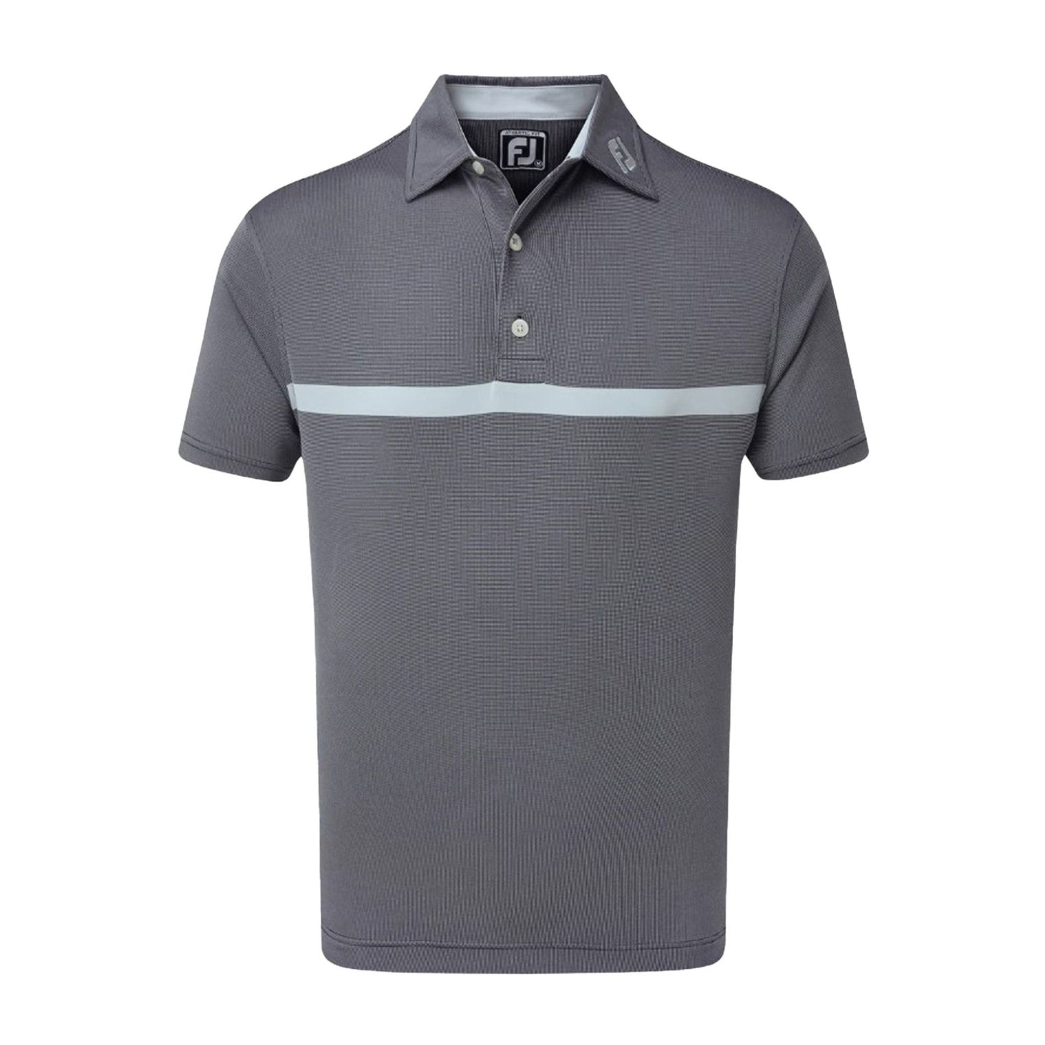 Footjoy M Nailhead Jacquard SS Polo blu navy/blu nebbia uomo