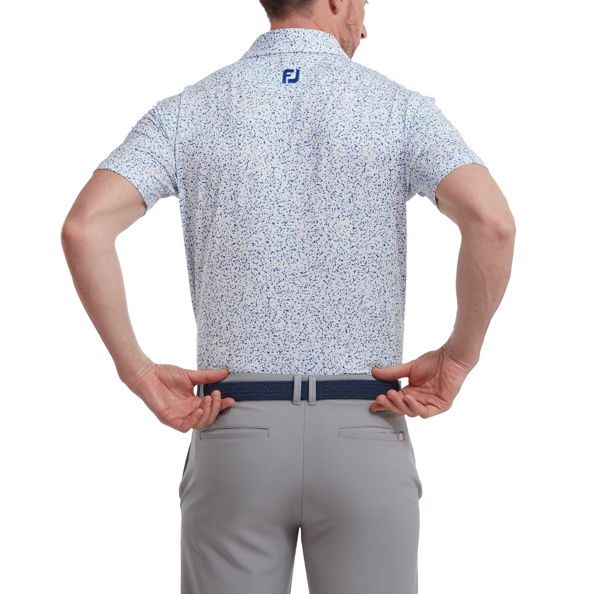 Footjoy Polo Granite Print Lisle Uomo