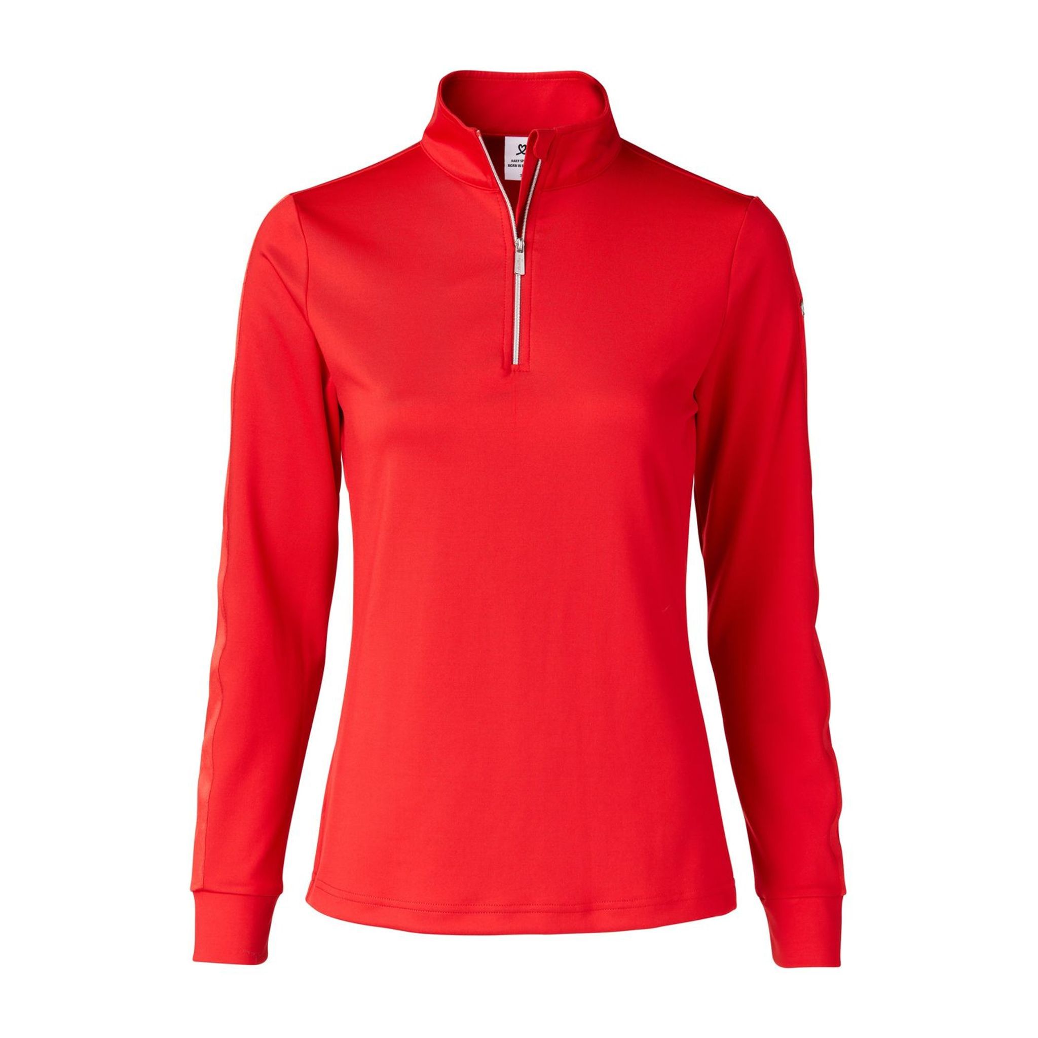 Daily Sports Anna LS Half Neck Polo Cardinale Rosso Donna