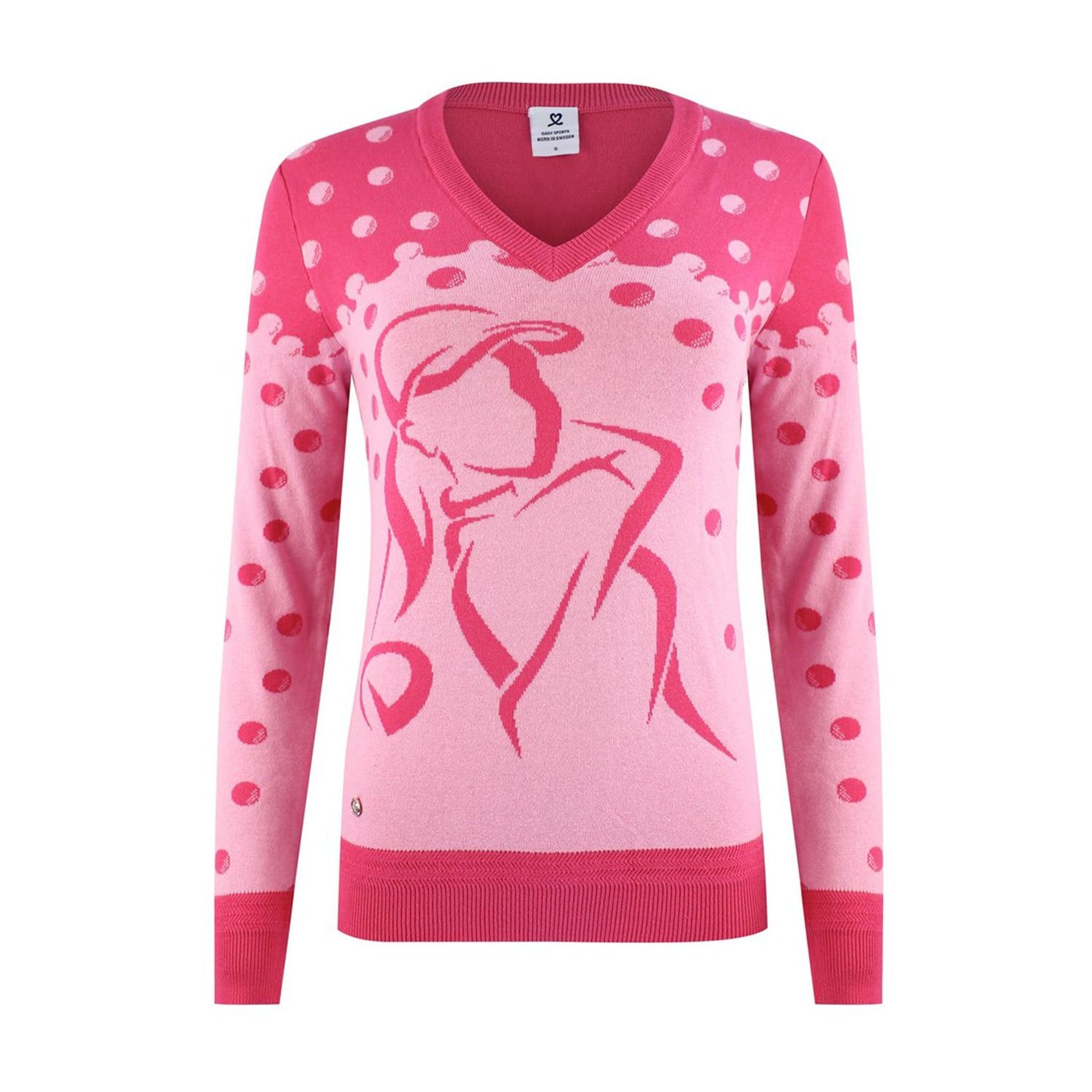 Maglione scollo a V sportivo quotidiano W Aim Fruit Punch Donna