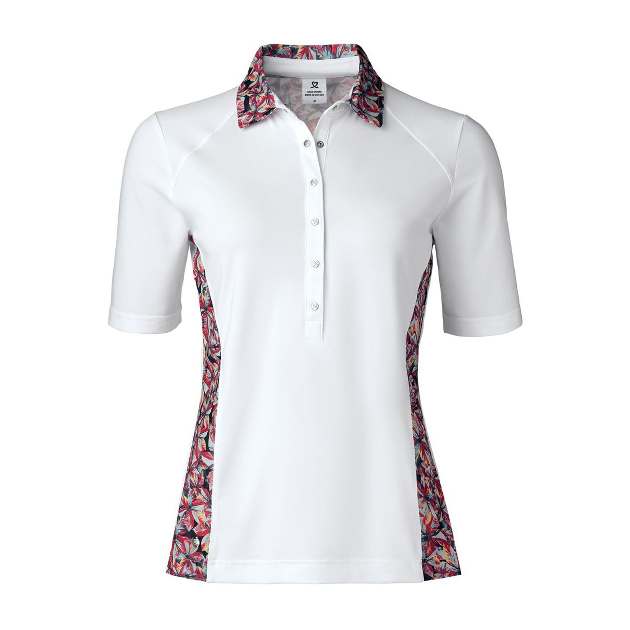 Daily Sports Rickie Polo da donna a mezza manica, bianco, da donna