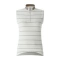 Chervo W Anaelle SL Polo Bianco/Sabbia a Righe Donna