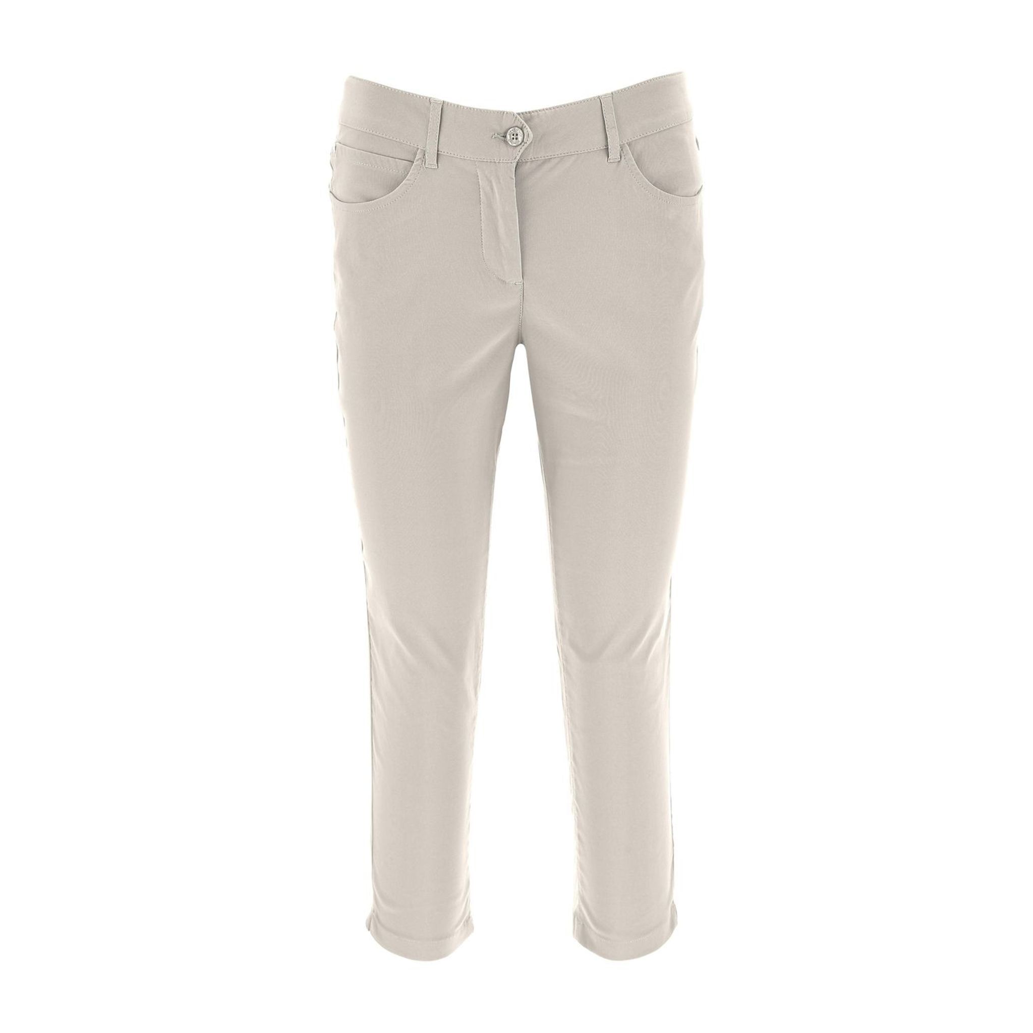 Chervo W Sbiadir Pantaloni Grigio Chiaro Donna