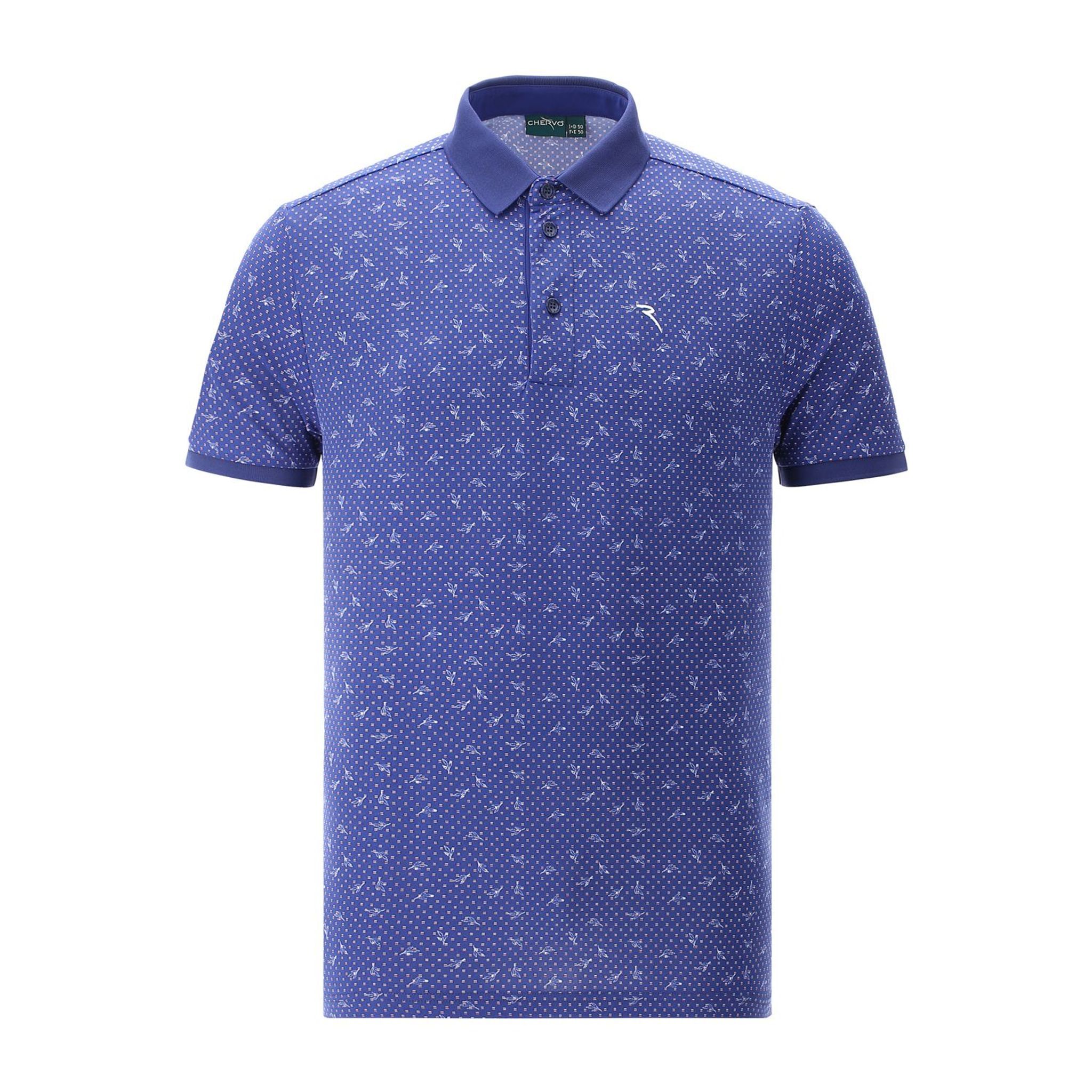 Chervo M Asier SS Polo Blu (Modello Piccolo) Uomo