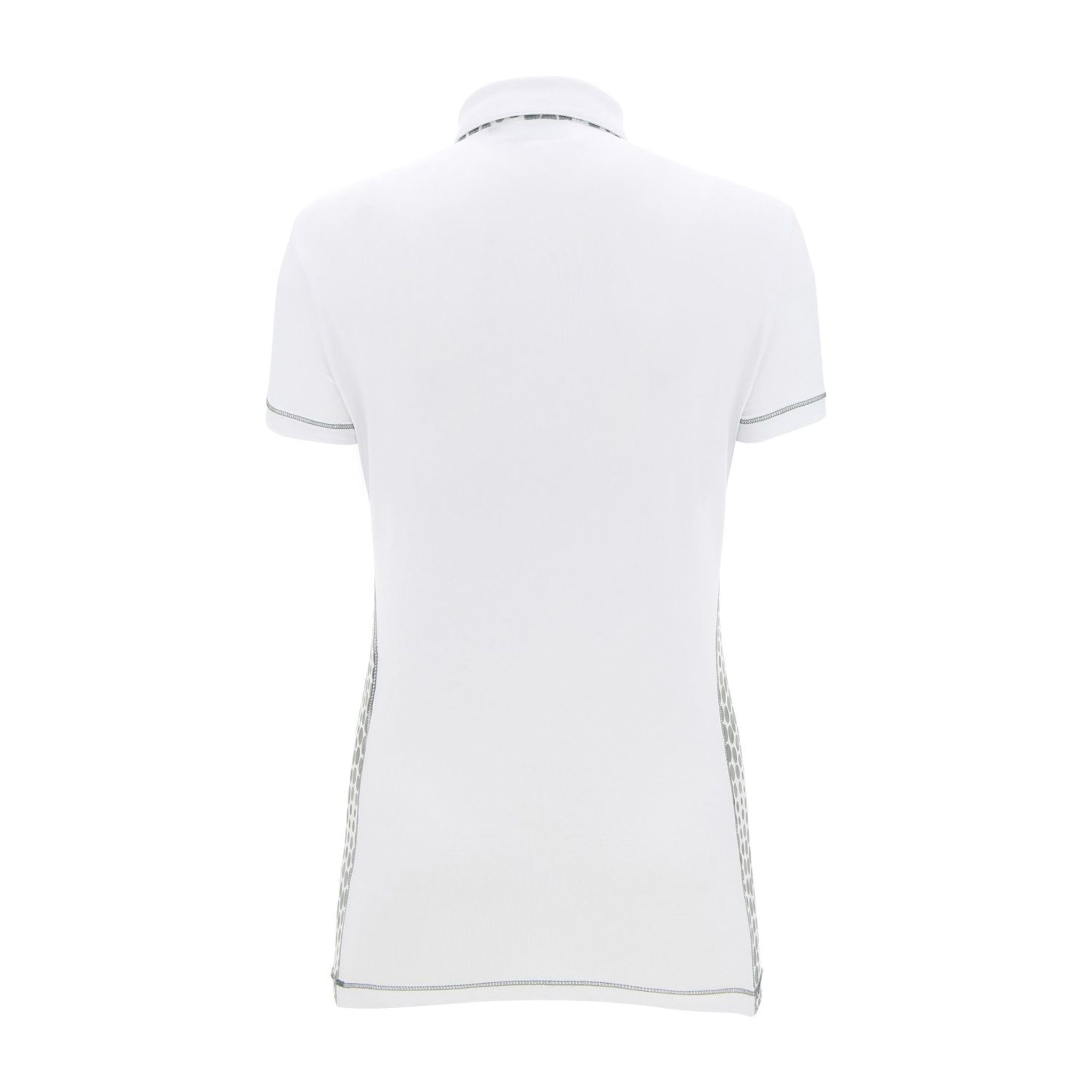 Chervo W Aibo SS Polo Bianco/Verde fantasia Donna