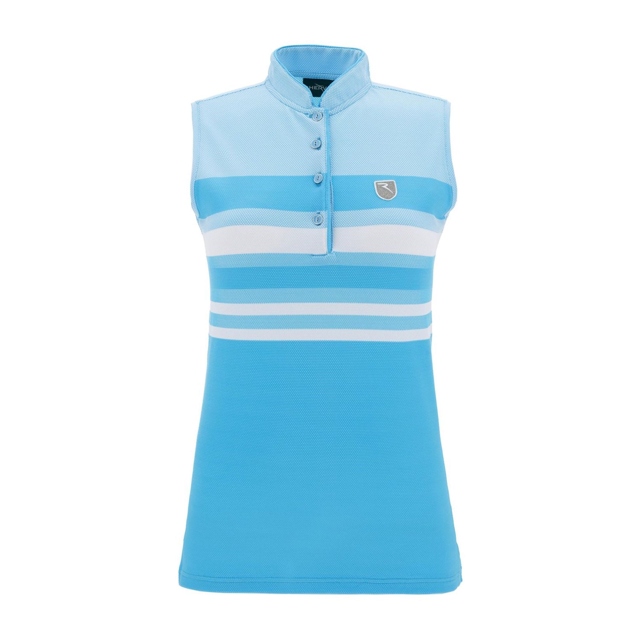 Chervo W Ami SL Polo Azzurro/Bianco Donna