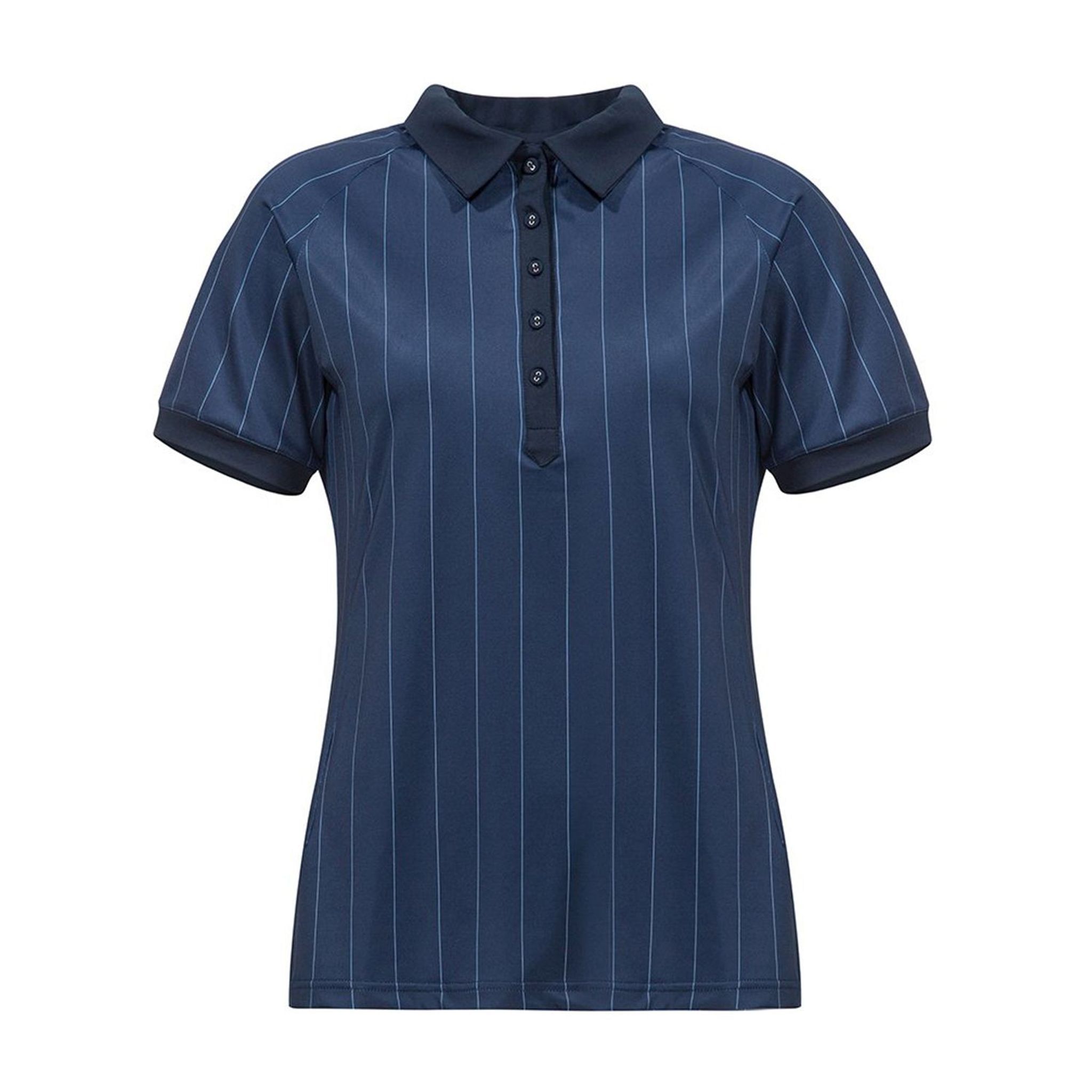 Polo Cross Sportswear W Gessata Navy Donna