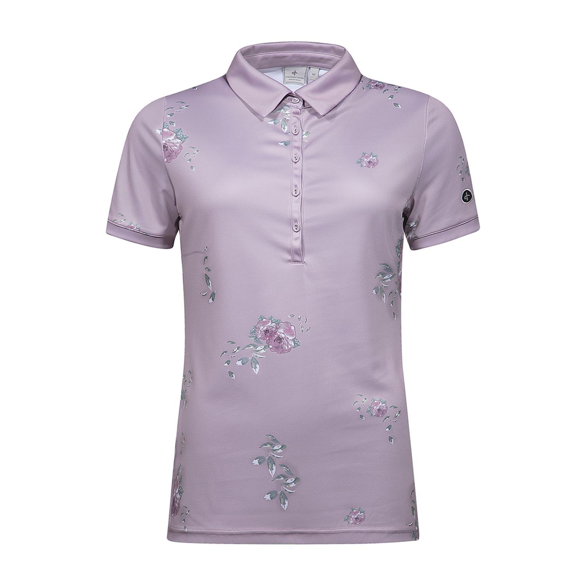 Cross Sportswear W Sally SS Polo Blossom Flower Donna