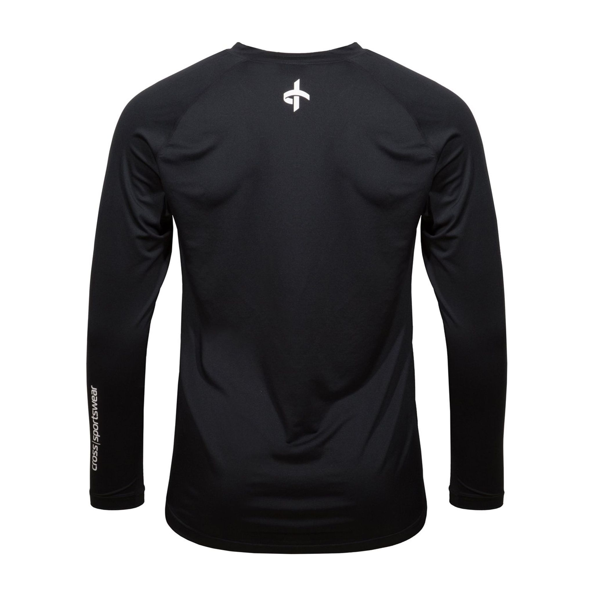 Cross Sportswear Unisex Top Armour Manica Lunga Nero