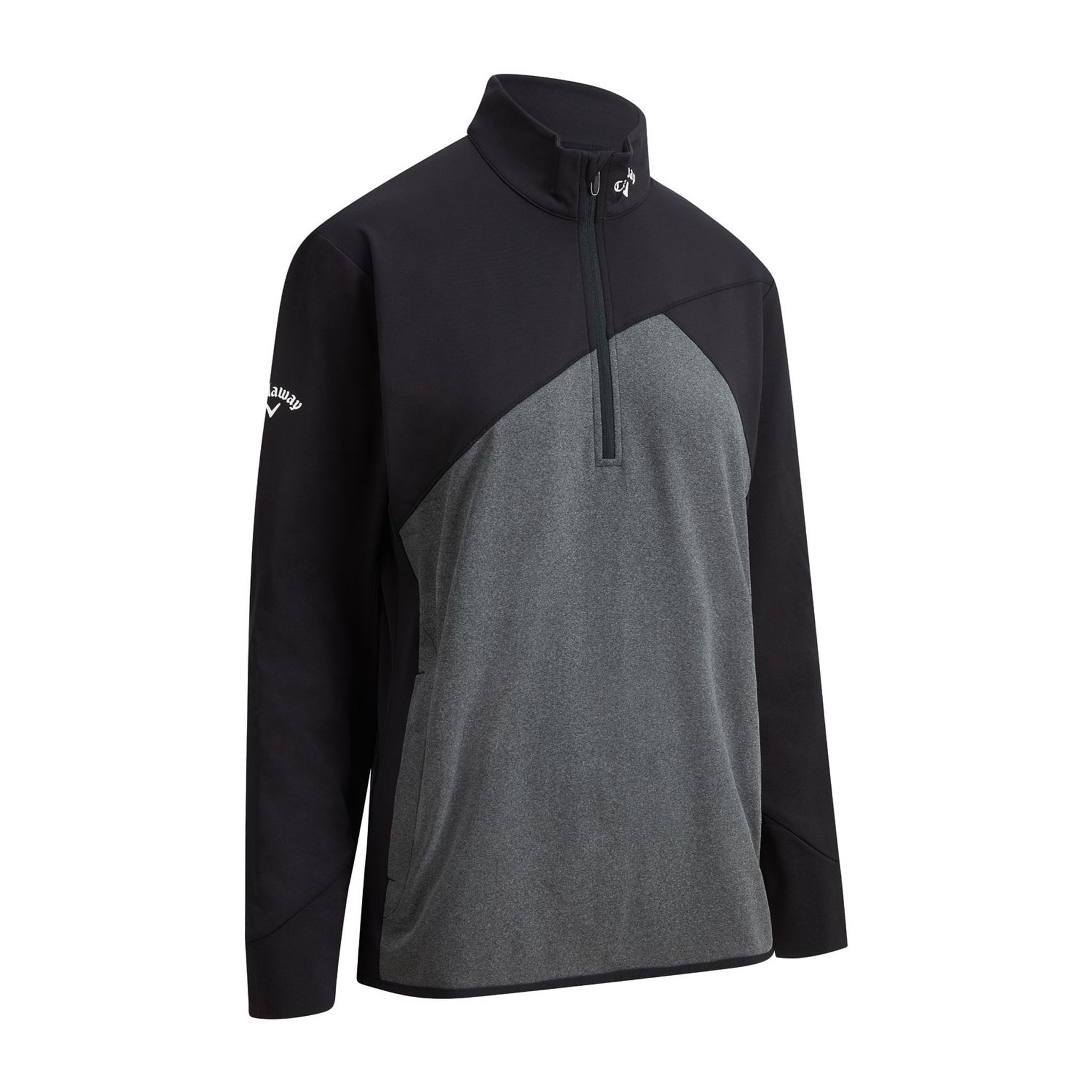 Callaway M 1/2 Zip Layer Emea Ultra Light Nero/Grigio Uomo