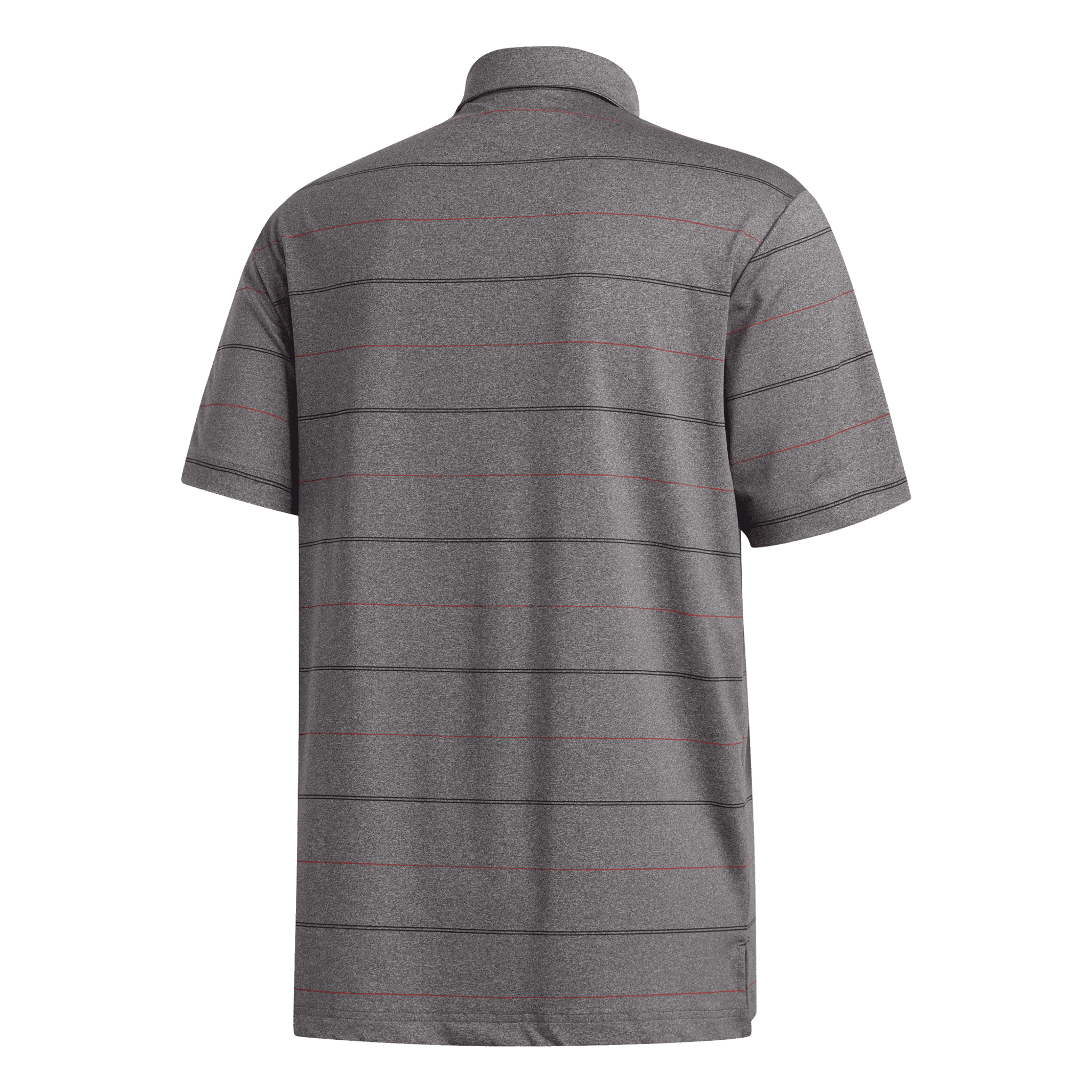 Adidas Ultimate Heather Stripe Polo Nero/Corallo/Melange Uomo