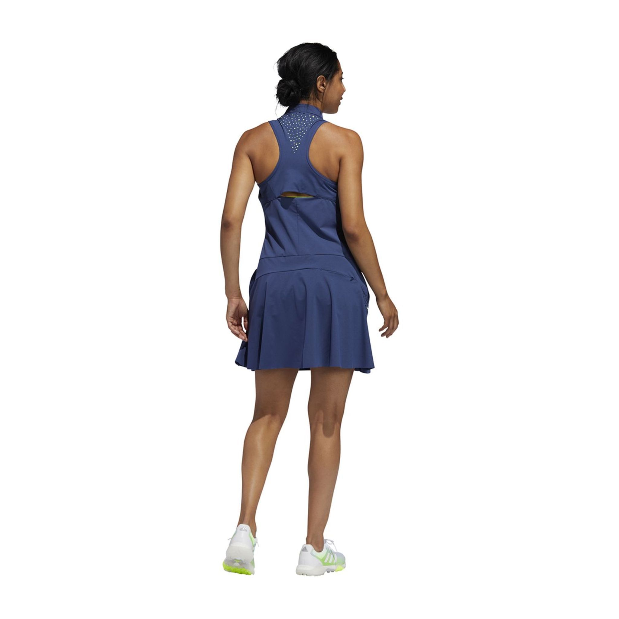 Adidas W Perforated Color Pop Dress Tech Indigo Damen