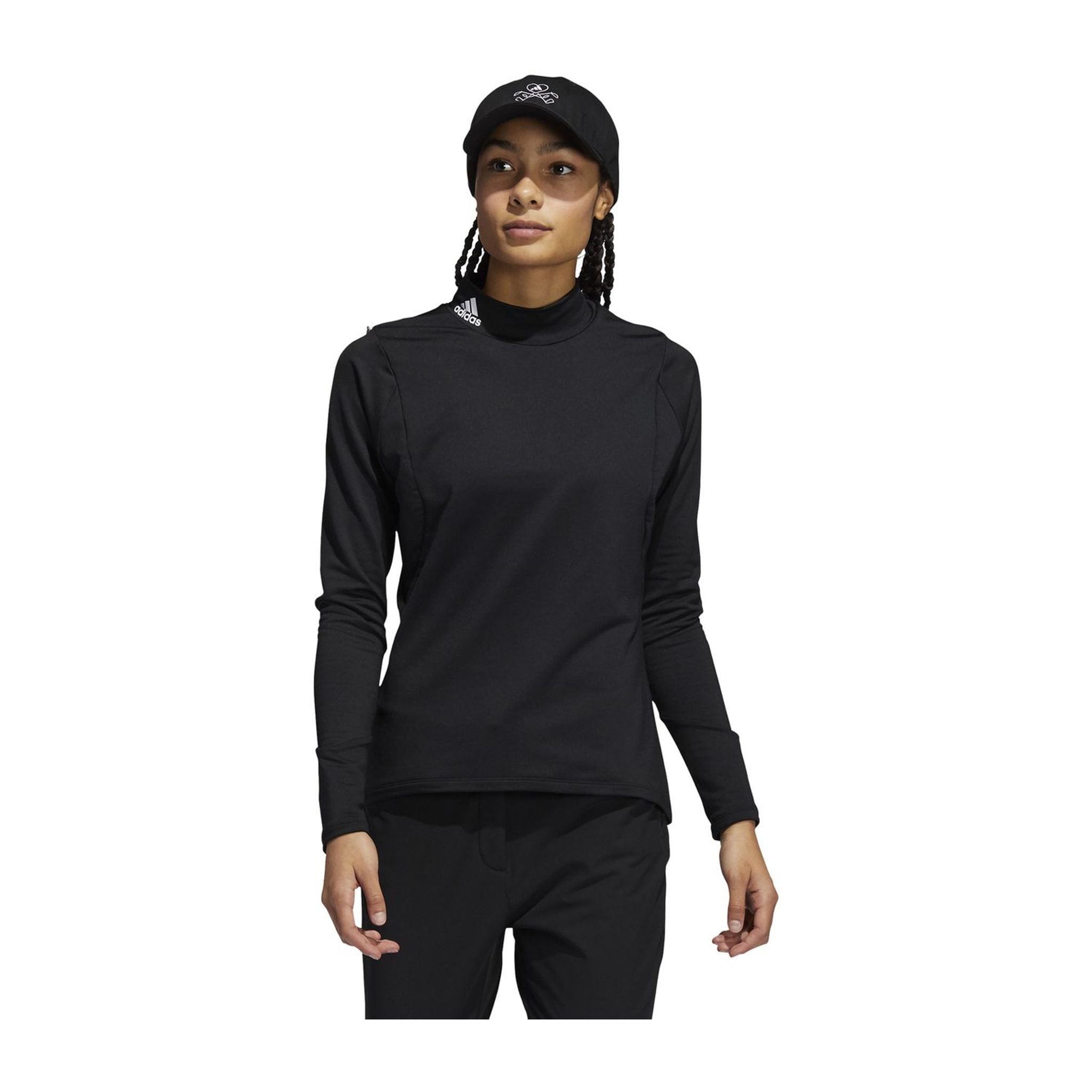 Adidas W Layer Mock Maniche Lunghe Nero Donna