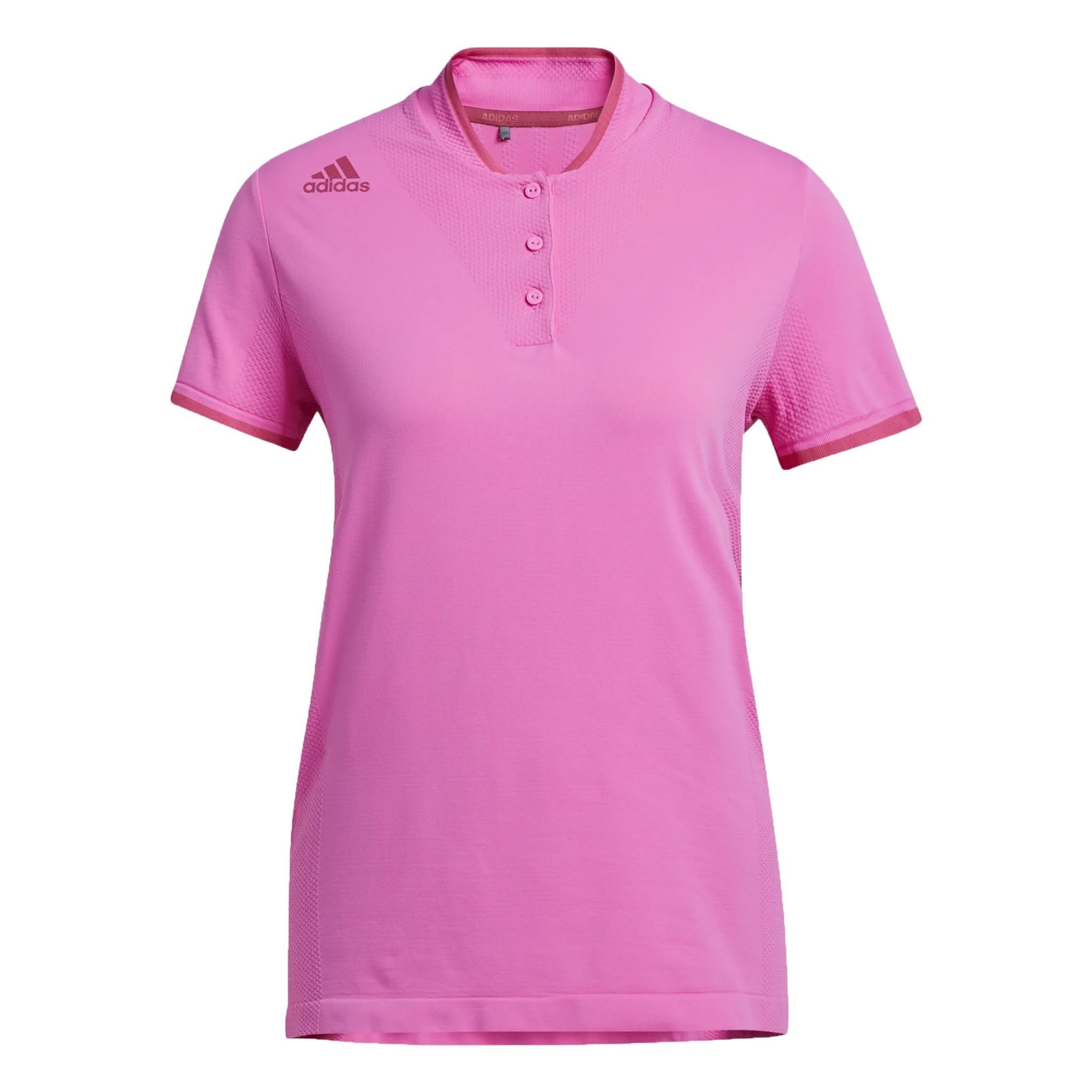 Adidas W Primeknit SS Polo Rosa Donna