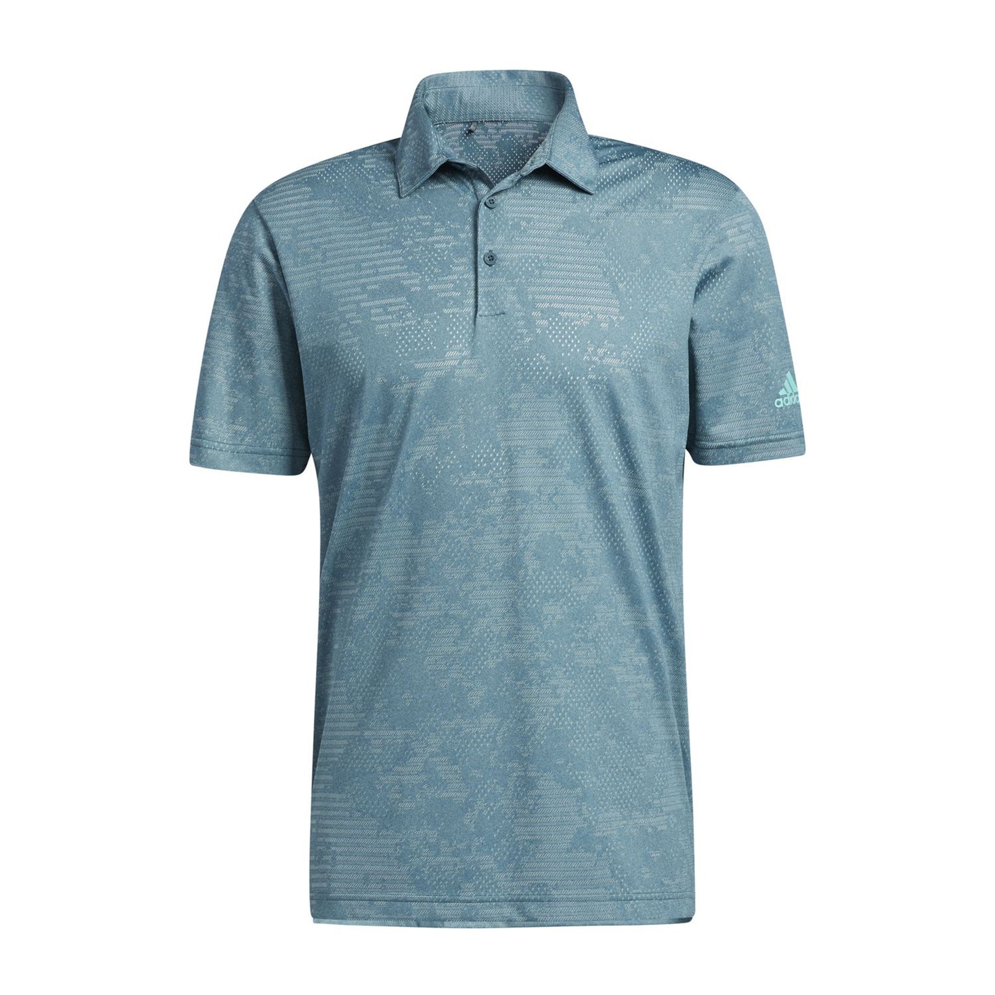 Adidas Camo SS Polo Teal/Menta Uomo