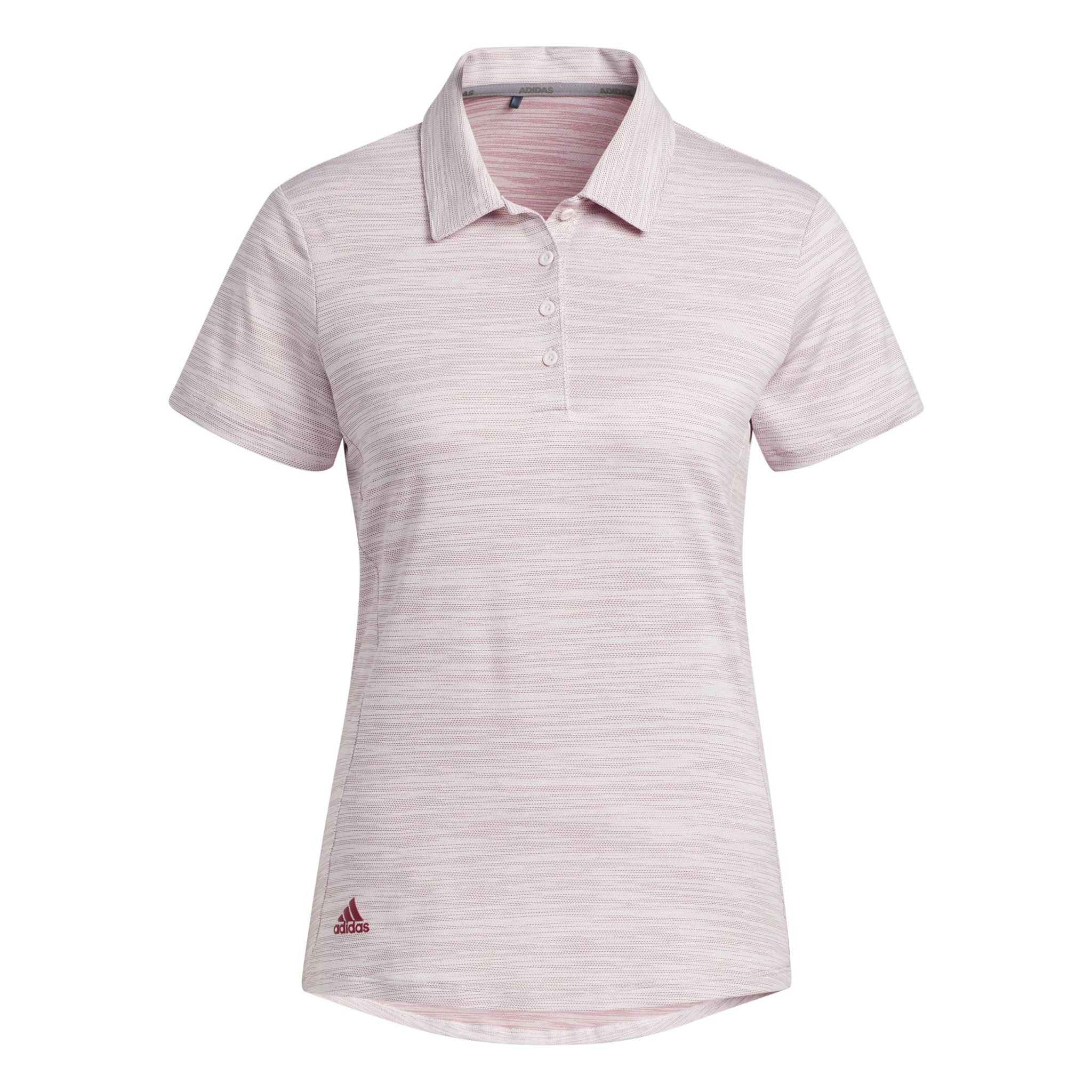 Adidas W Polo Spacedye Quasi Rosa/Legacy Borgogna Donna