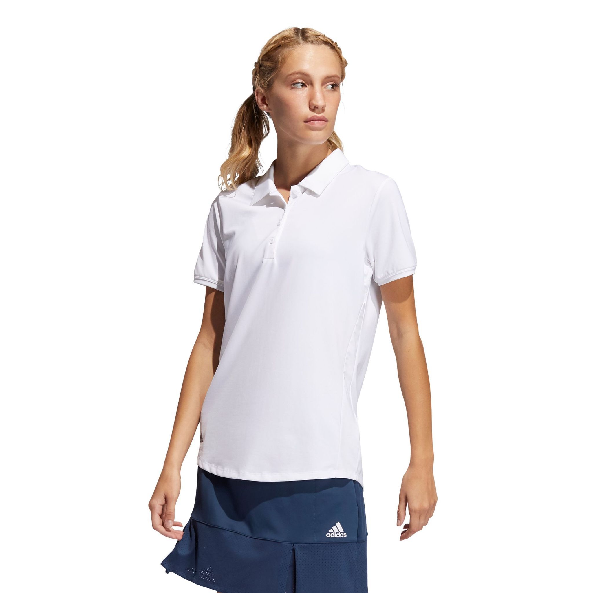 Adidas W Polo Ultimate 365 Solid Weiß Damen