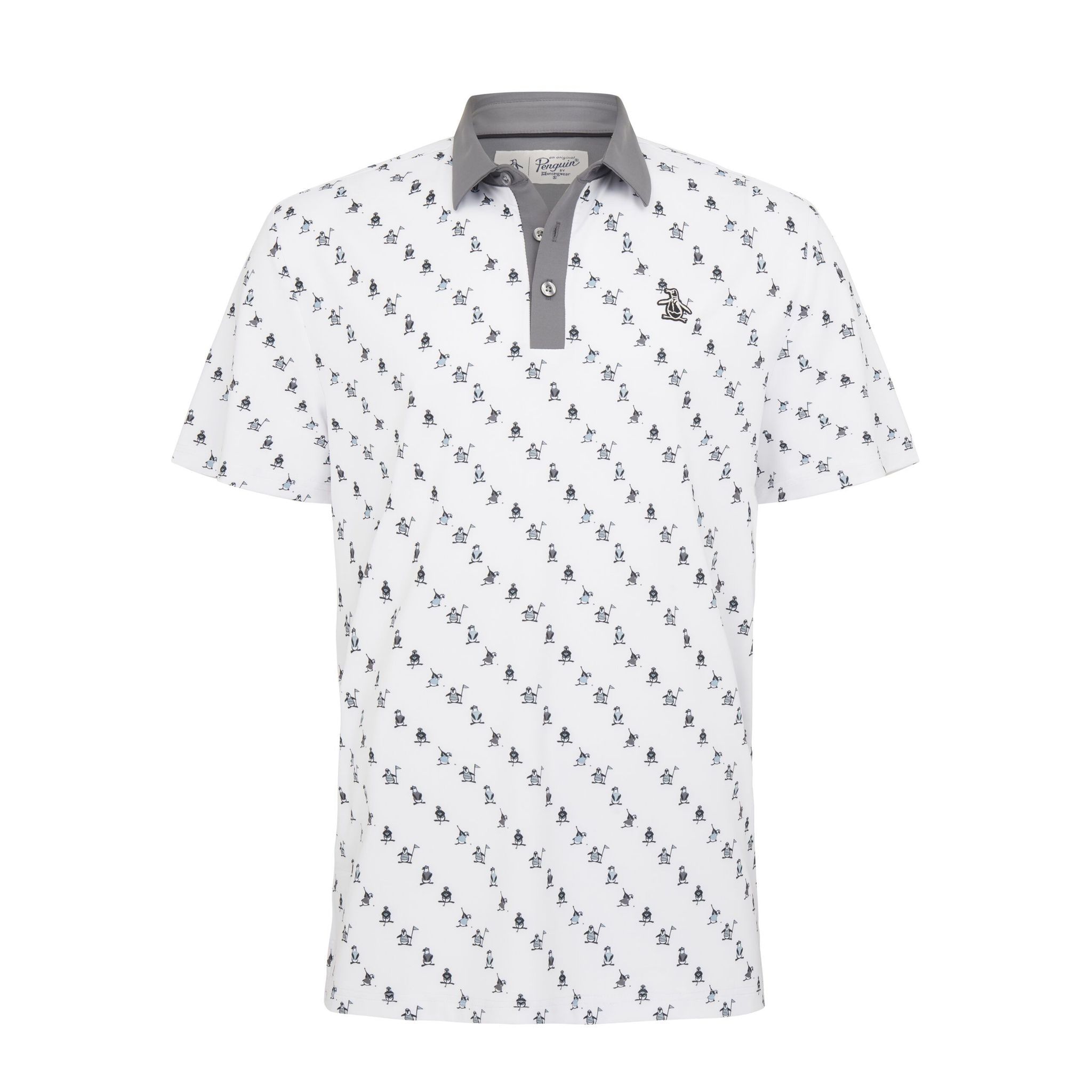 Polo da golf originale Penguin Swinging Pete Novelty da uomo