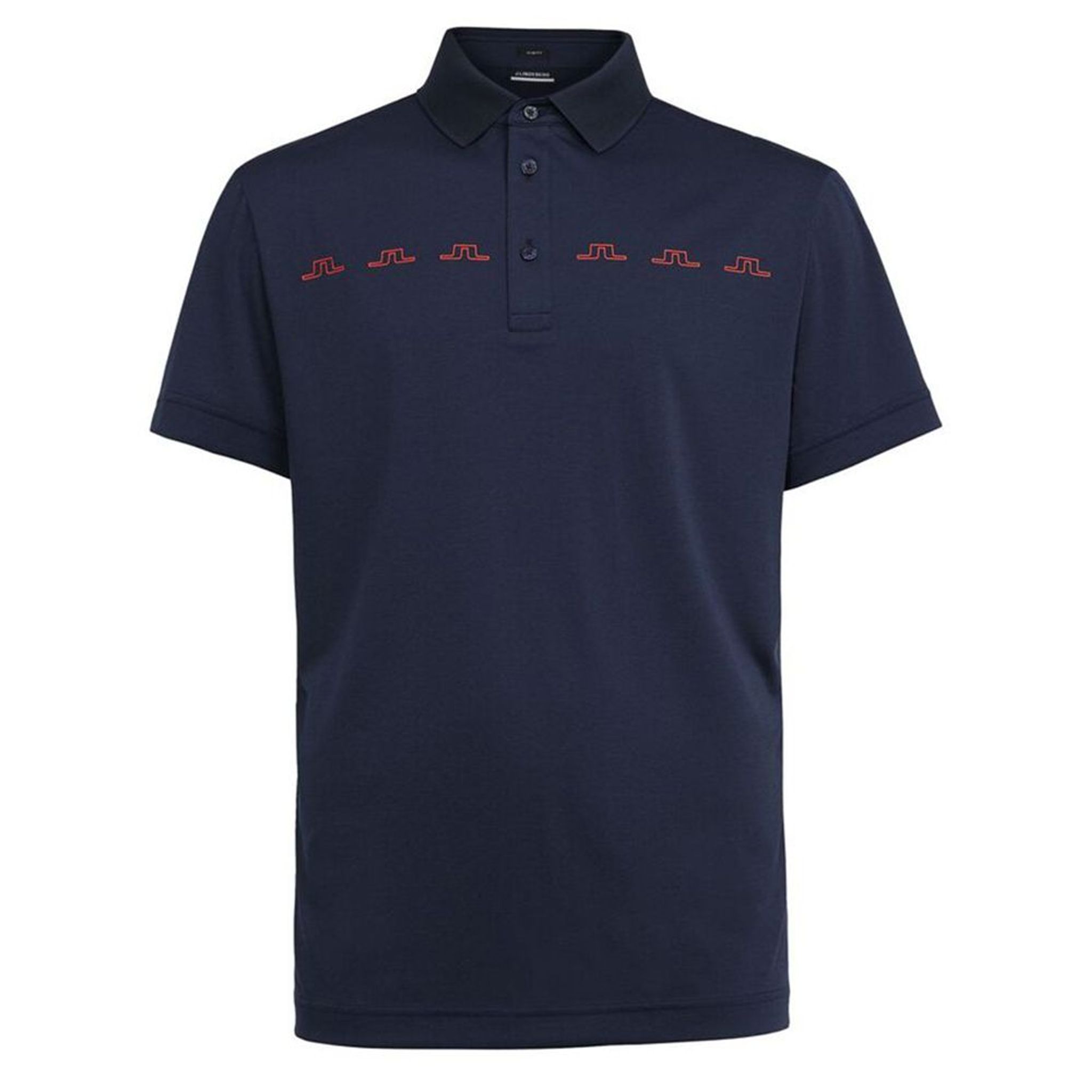 Polo da golf slim fit con cerniera J. Lindeberg da uomo